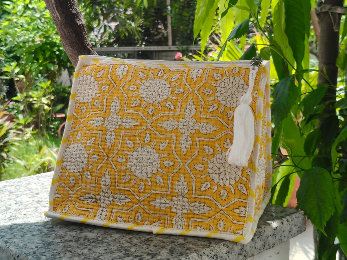 Triangular Vanity Bag