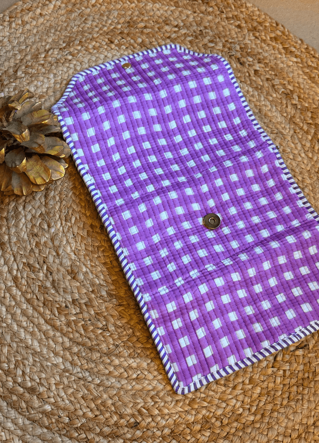 Roll Up Pouch - Purple