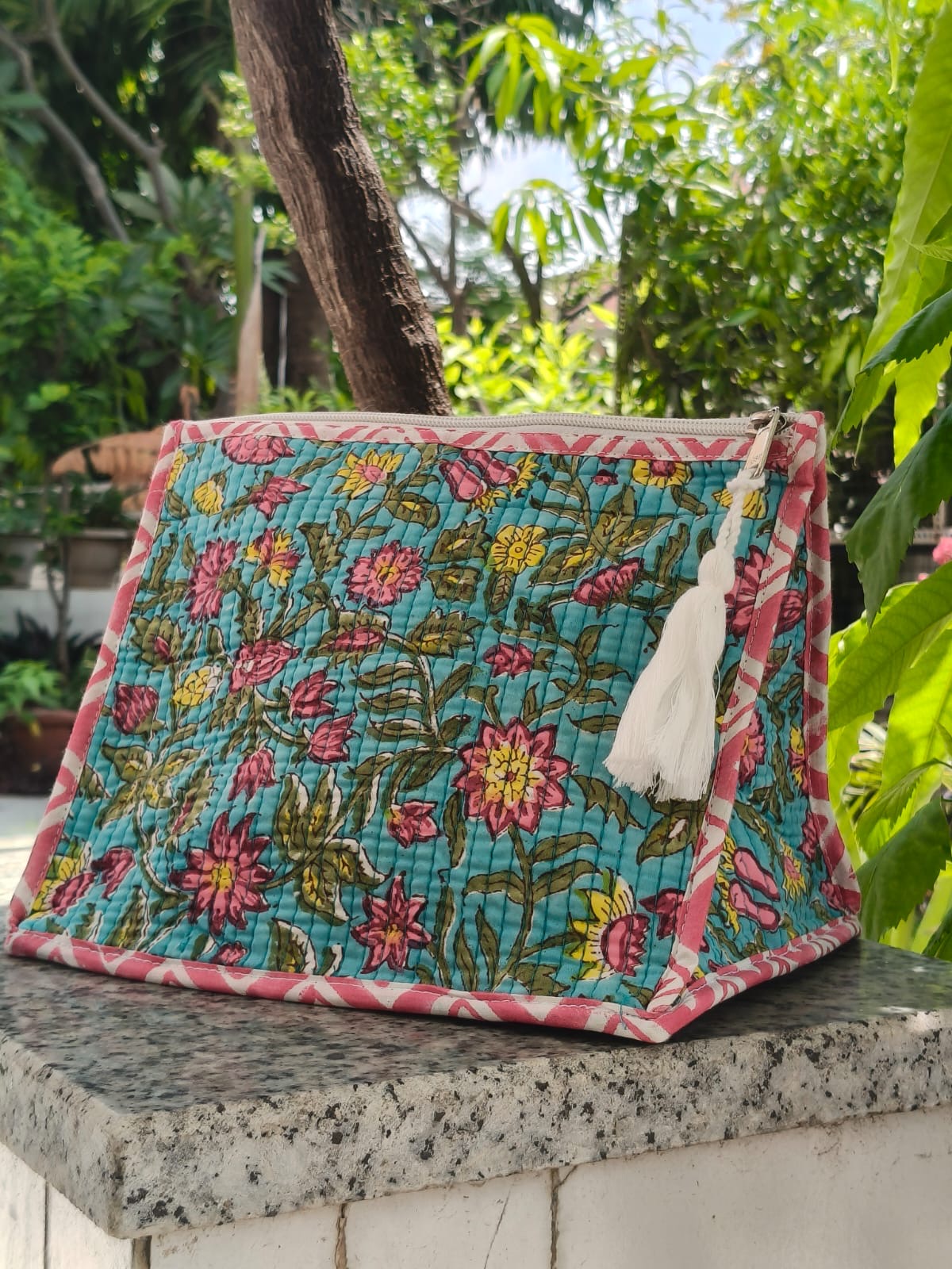Triangular Vanity Bag