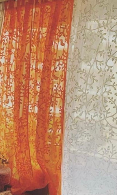 Bird Appliqué Curtain
