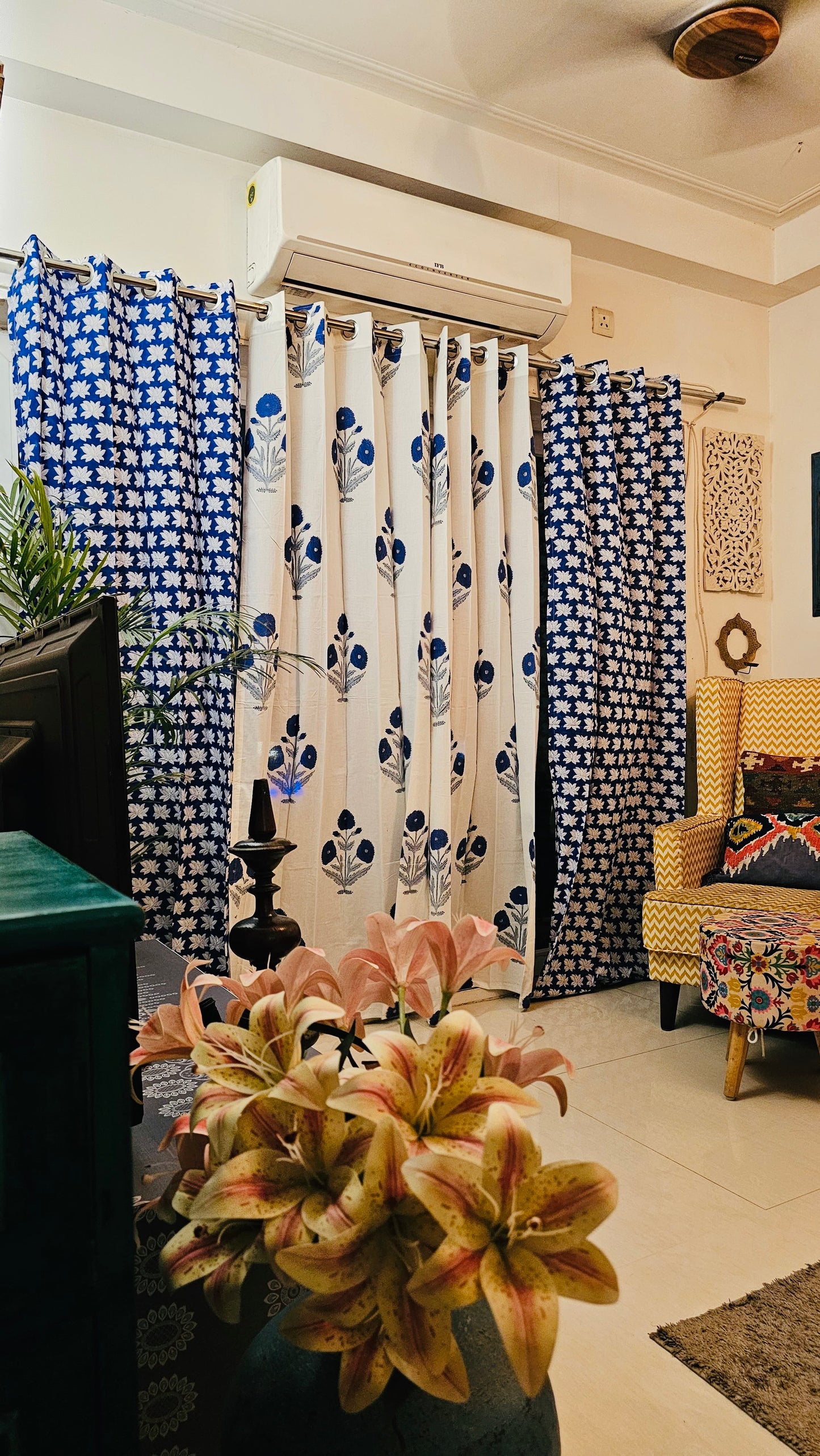 Shalimar Bagh Collection - Hand Block Curtain