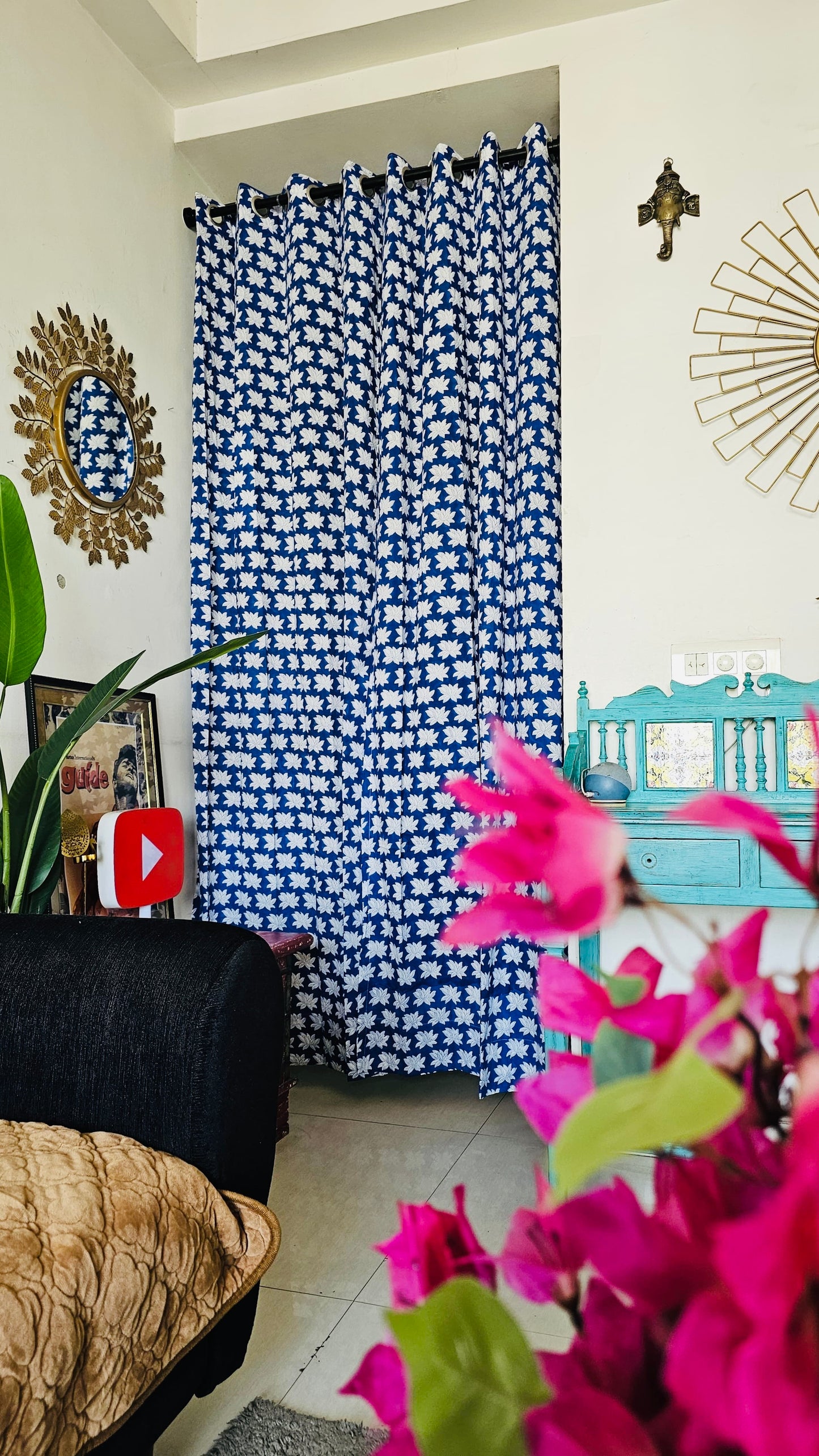 Shalimar Bagh Collection - Hand Block Curtain