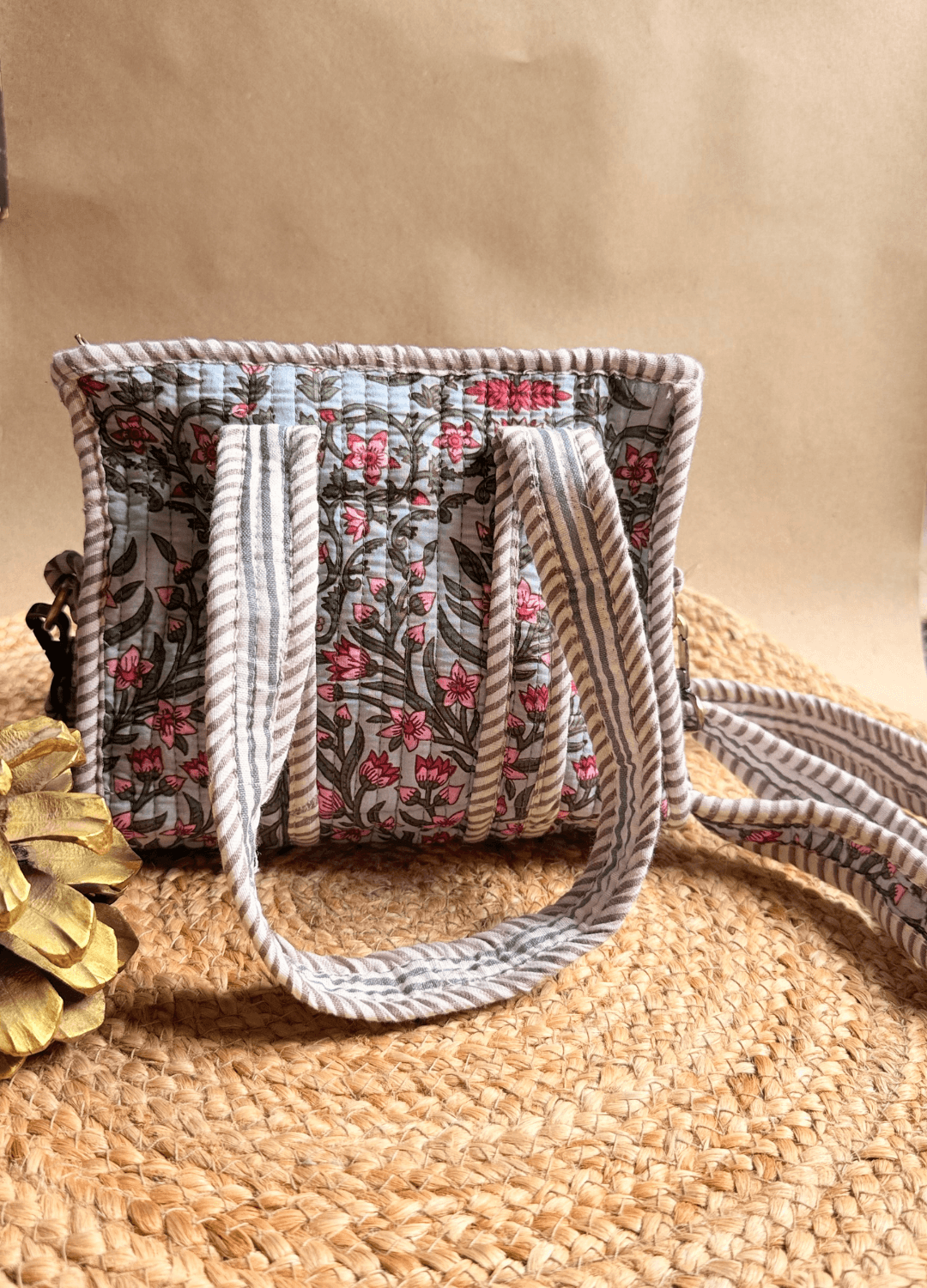 Mini Tote Bag with Sling (9inch) Grey
