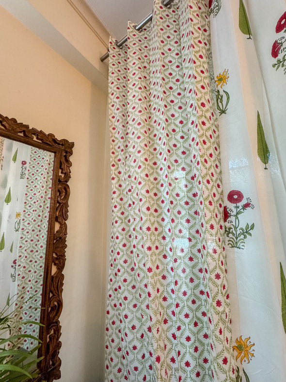 Sultan Bagh Collection- Block Print Curtains