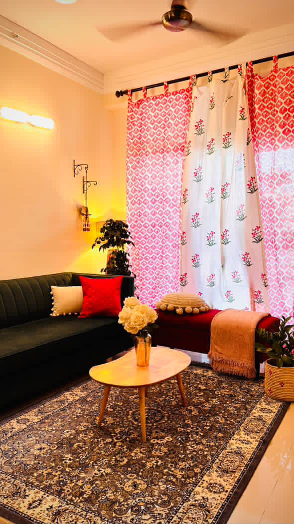 Gul Collection Hand Block Print Curtains