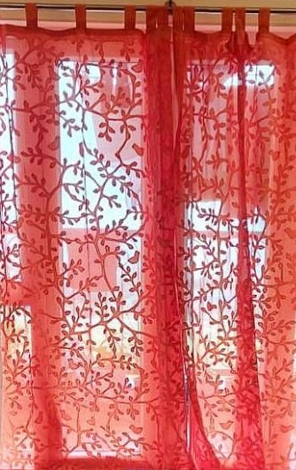 Bird Appliqué Curtain