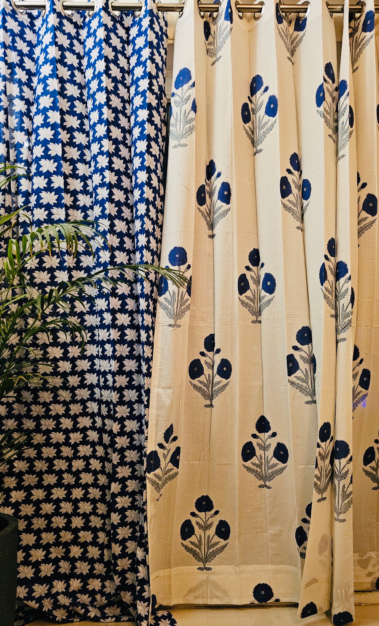 Shalimar Bagh Collection - Hand Block Curtain