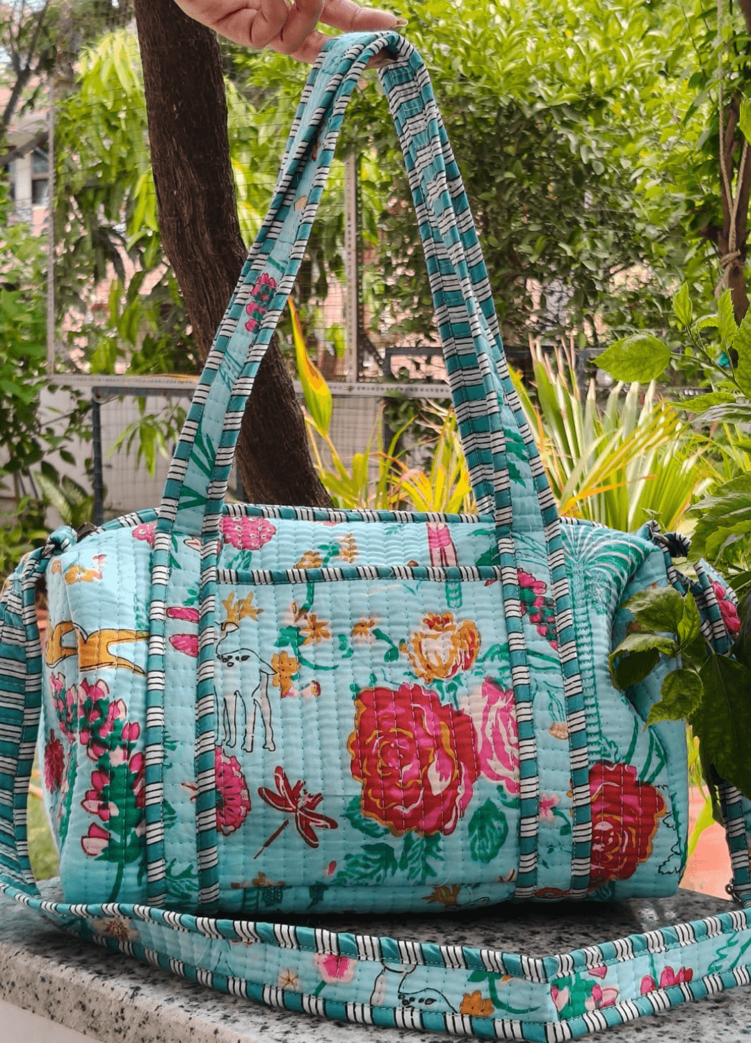 Mini Duffle Bag - Blue