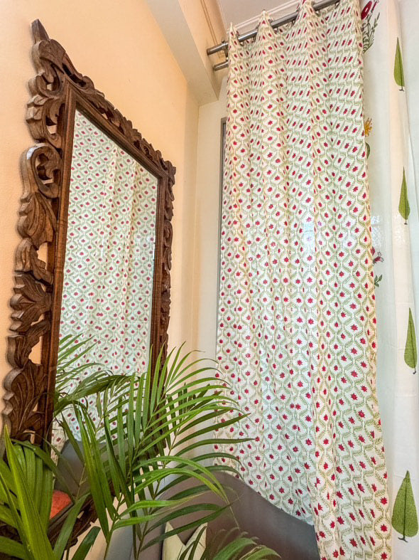 Sultan Bagh Collection- Block Print Curtains