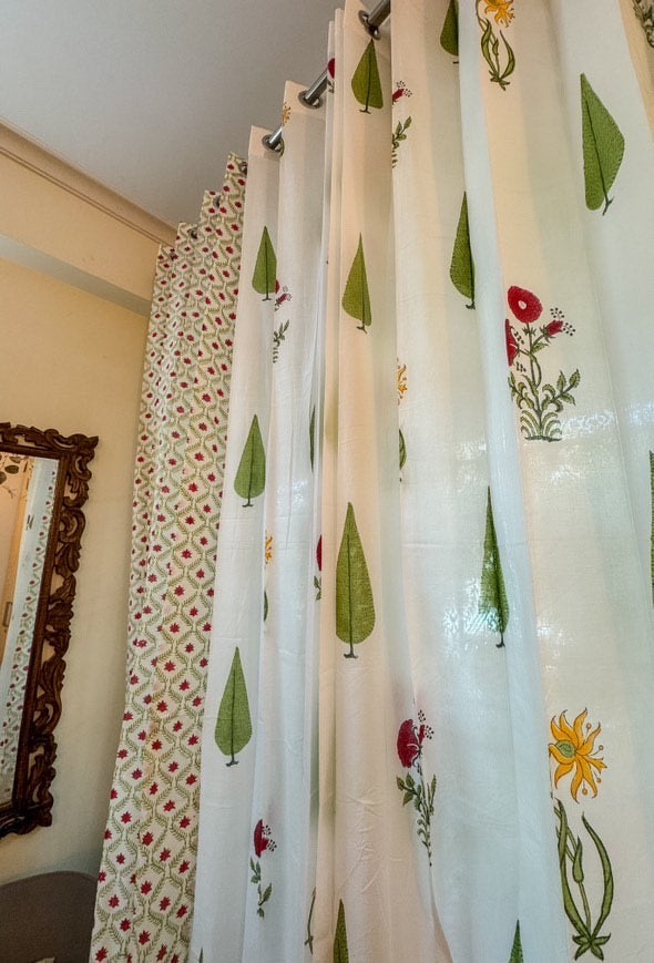 Sultan Bagh Collection- Block Print Curtains