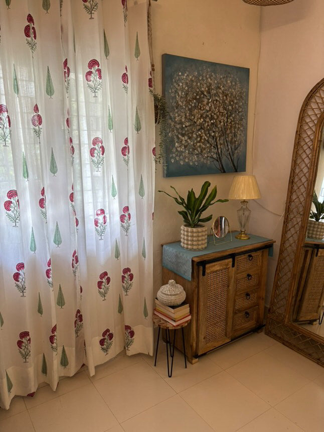 Lal Bagh Collection -Block Print Curtains
