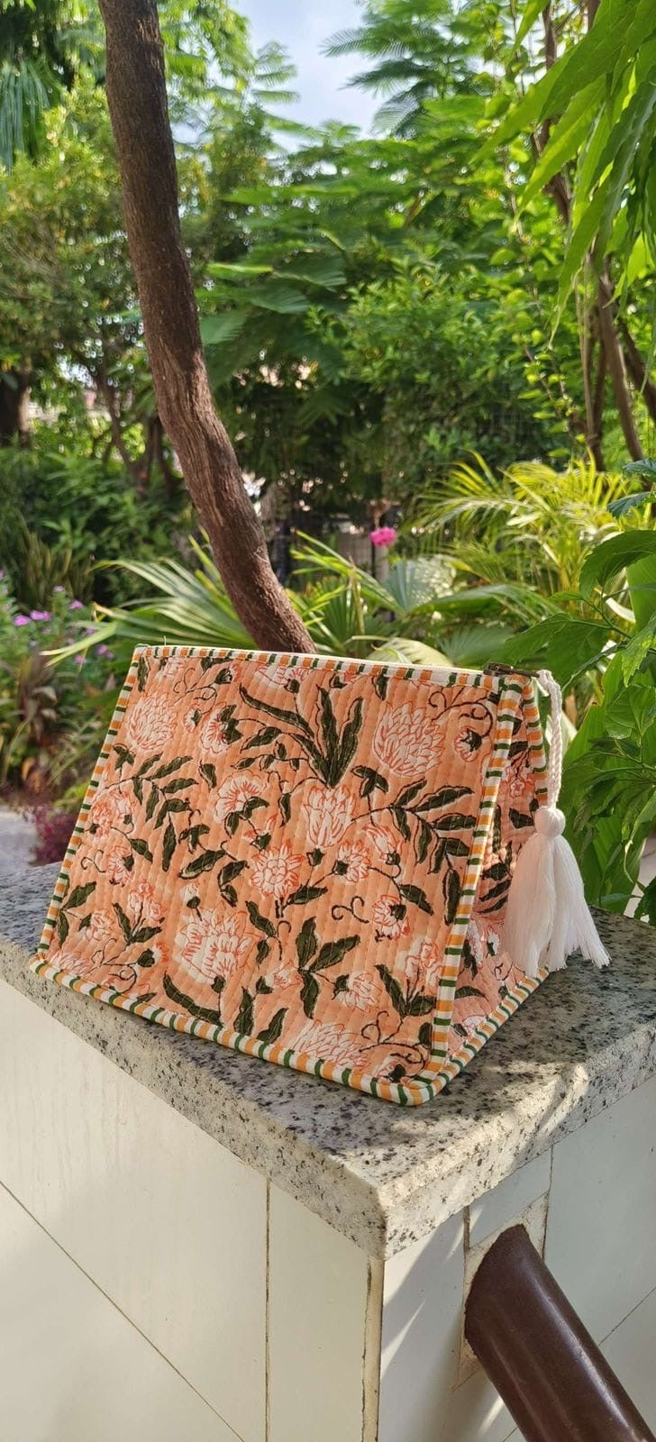 Triangular Vanity Bag