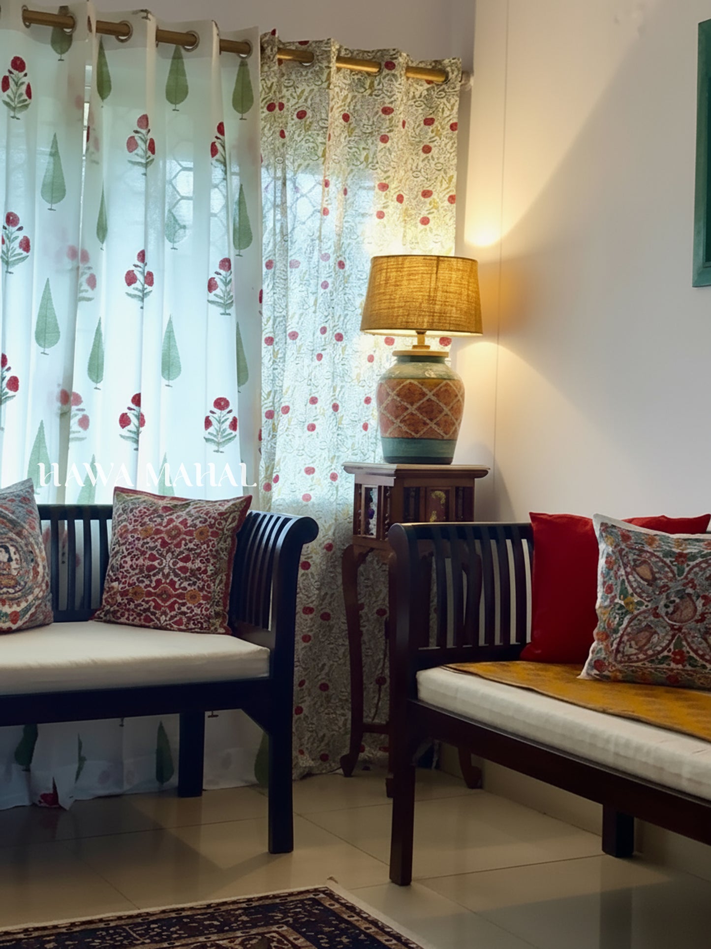 Anaya Collection Block Print Curtains
