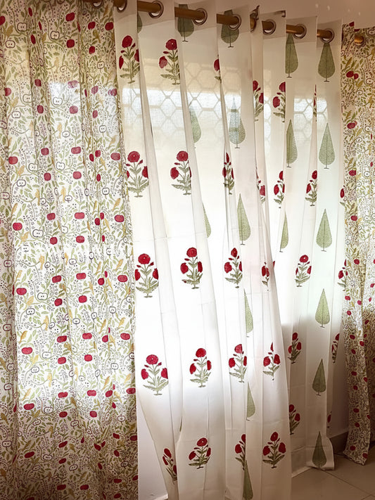 Anaya Collection Block Print Curtains
