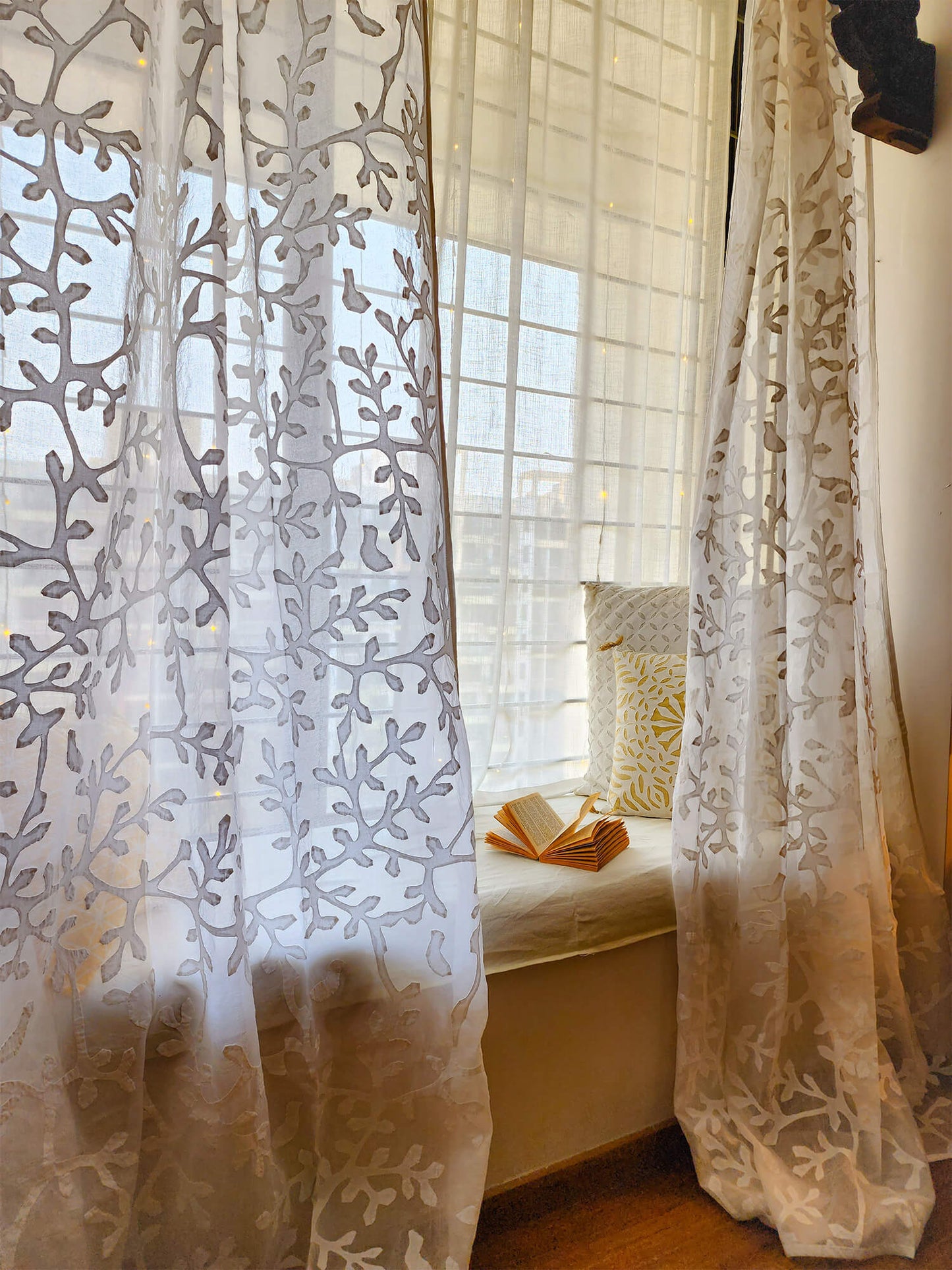 Bird Appliqué Curtain