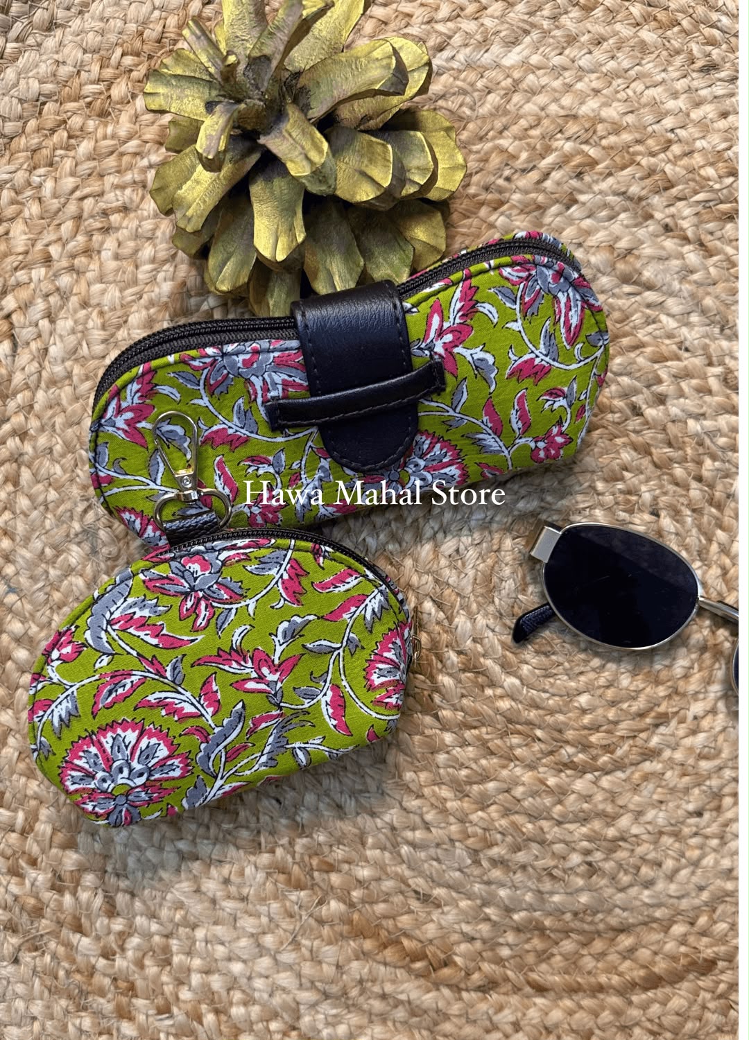 Sunglasses Cover & Mini pouch Combo -2 pc set