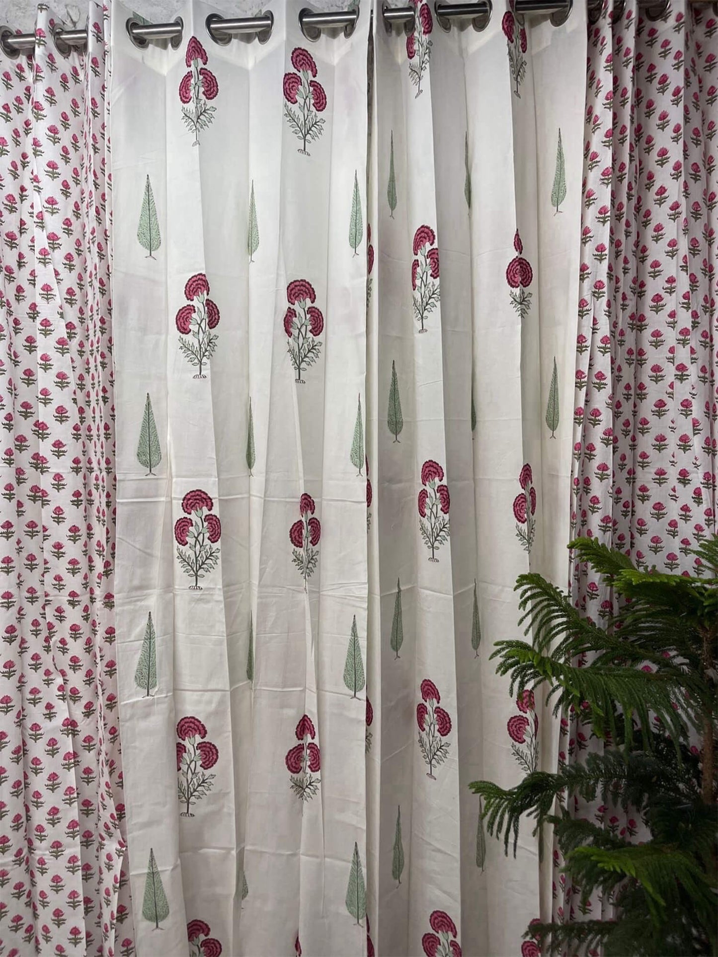 Lal Bagh Collection -Block Print Curtains