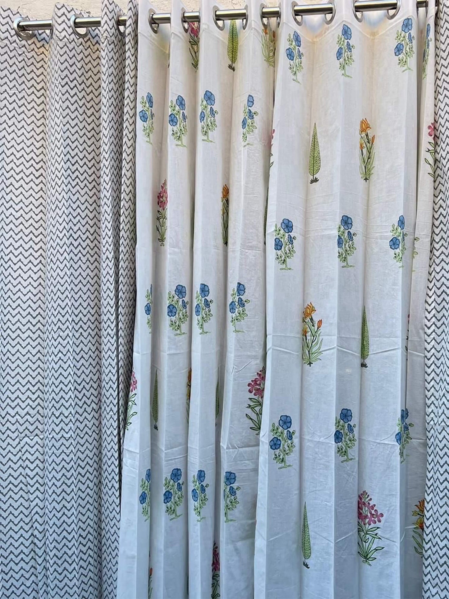Aram Bagh Collection - Block Print Curtains
