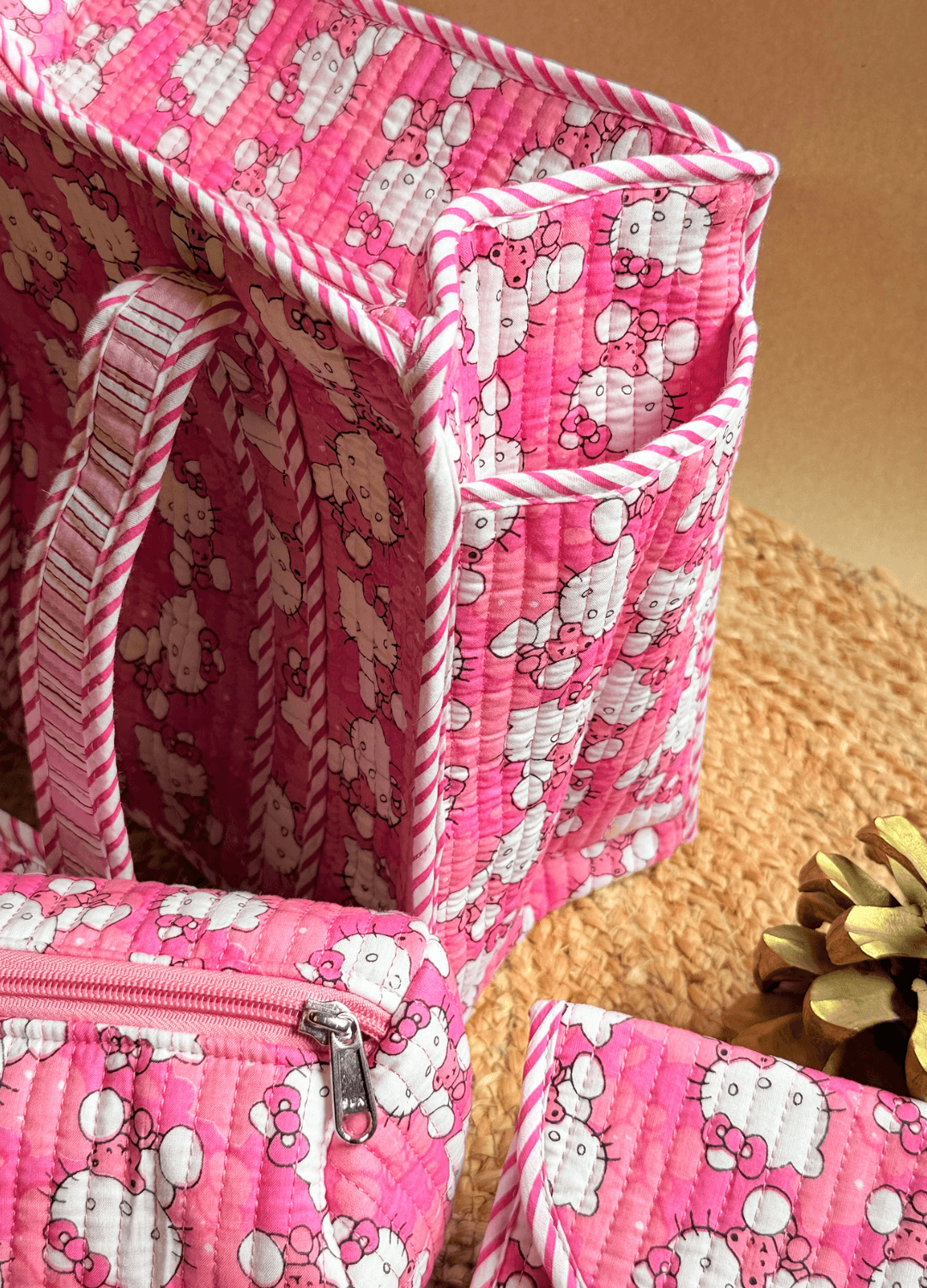 Set of 3 Kids Combo- Mini Tote, Pouch, Purse