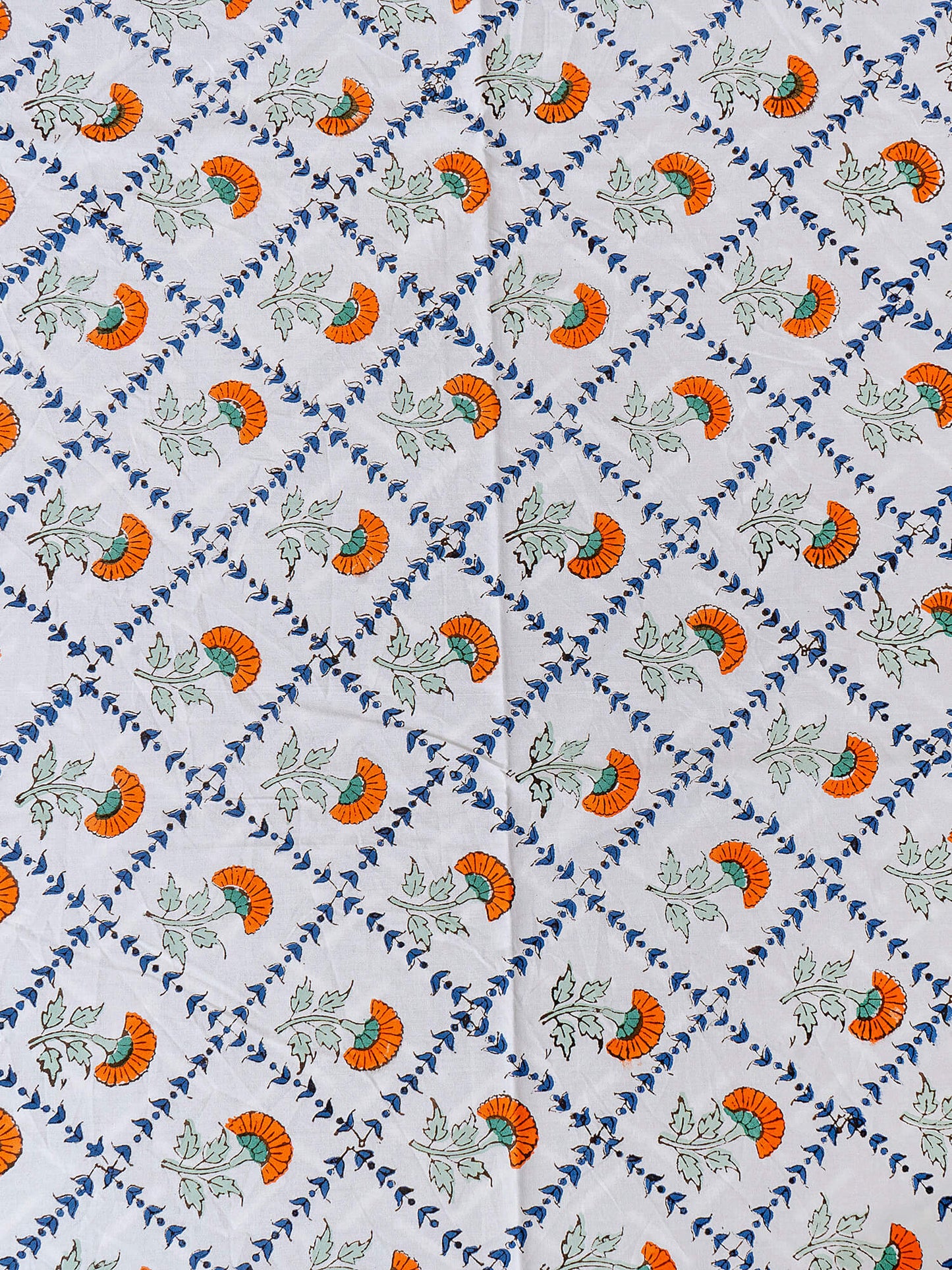 Aman Bagh Collection - Hand Block Printed Muslin Dohar – Single (60 x 90 inch) - (Set of 2)