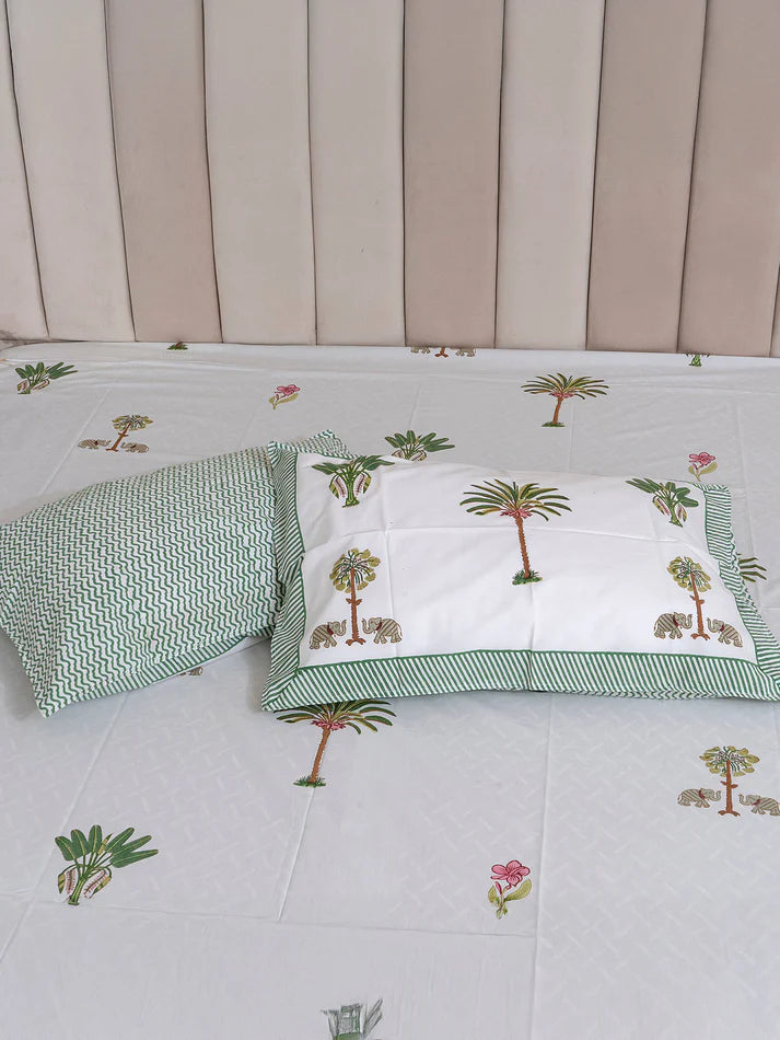 Shikar Bagh Collection - Matching Dohar & Bedsheet Set