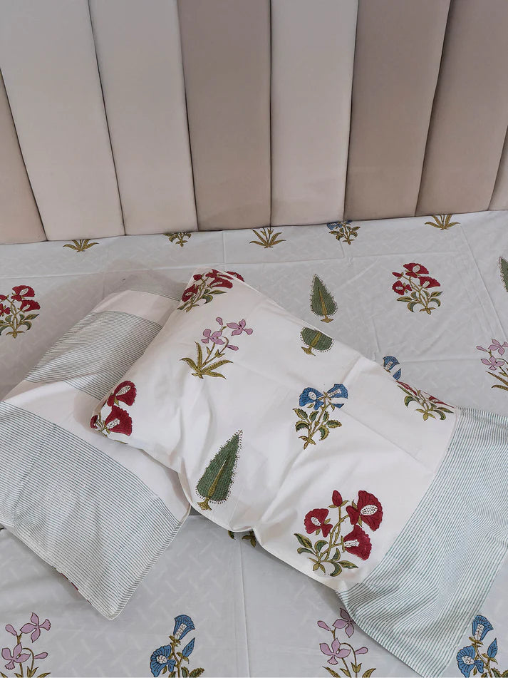 Phool Bagh Collection - Matching Dohar & Bedsheet Set