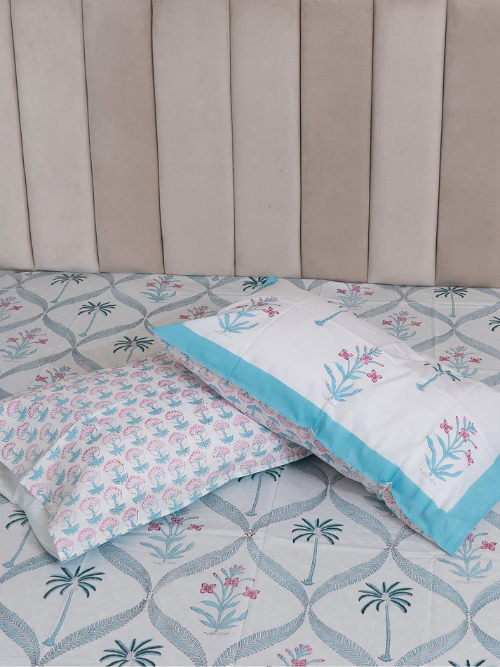 Ram Bagh Collection - Matching Dohar & Bedsheet Set