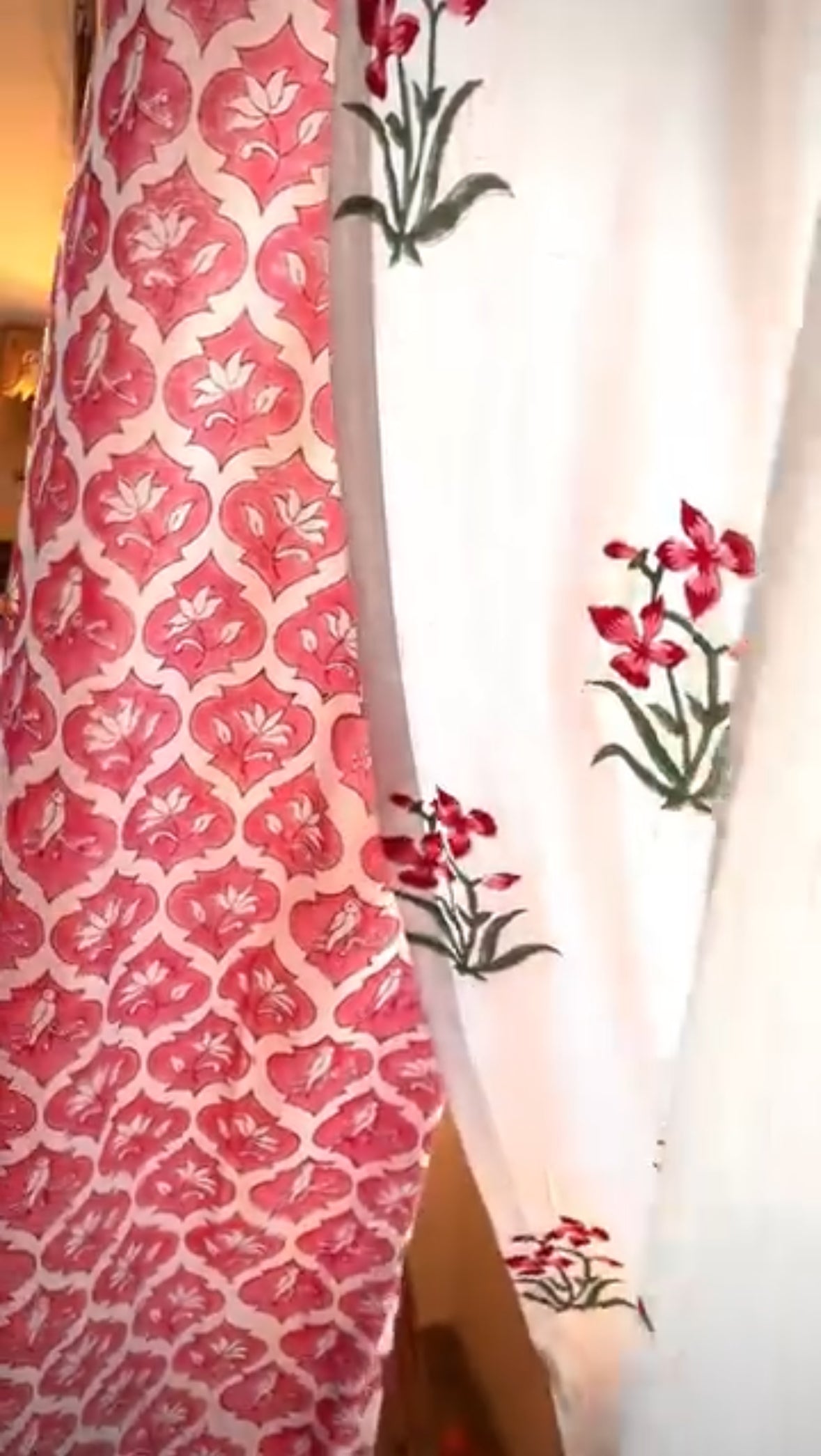 Gul Collection Hand Block Print Curtains
