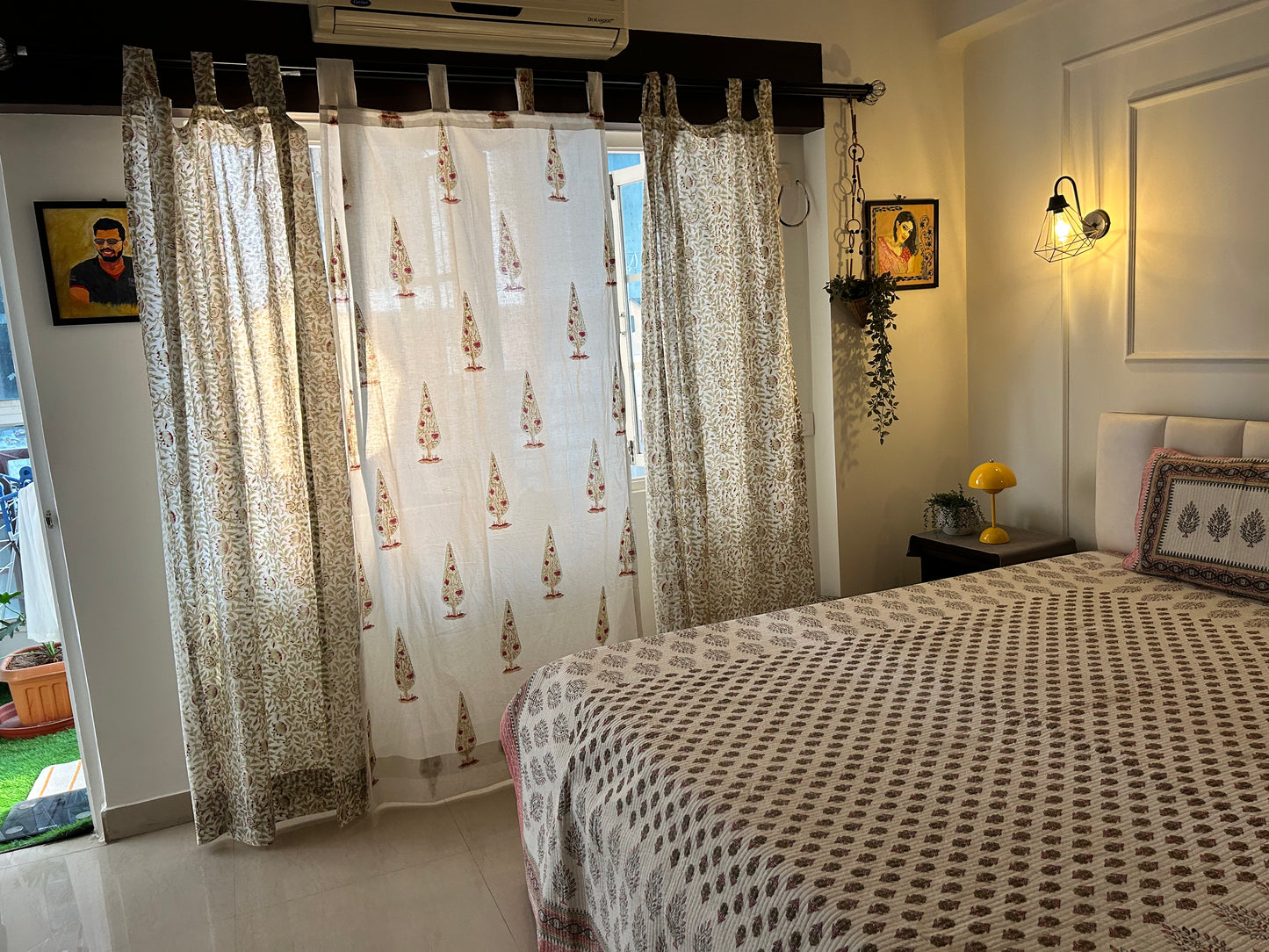 Samode Bagh Collection -Block Print Curtains