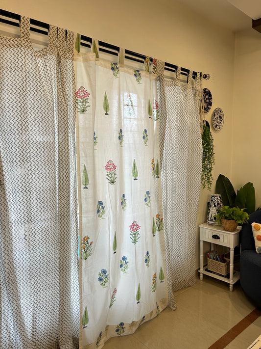 Aram Bagh Collection - Block Print Curtains