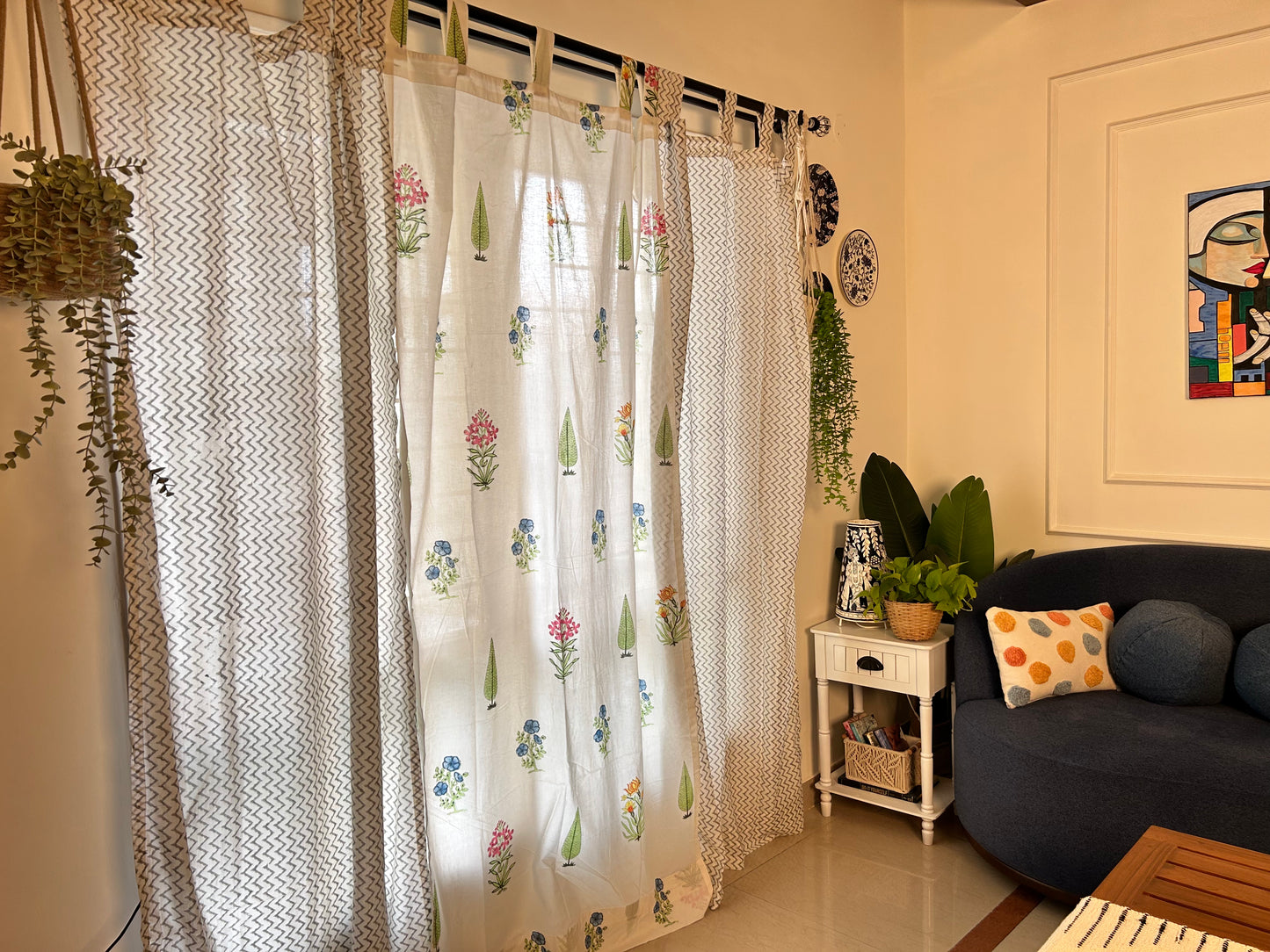 Aram Bagh Collection - Block Print Curtains