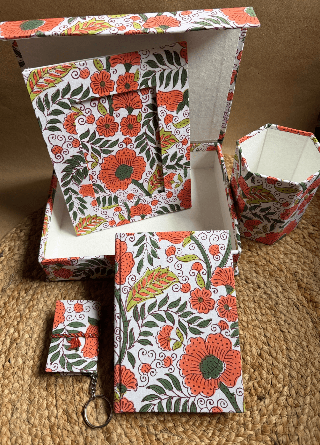 Hamper Box- 5 pc Orange