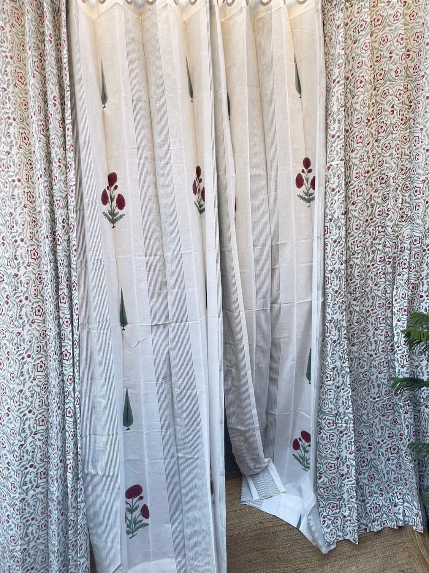 Khas Bagh Collection - Block Print curtains