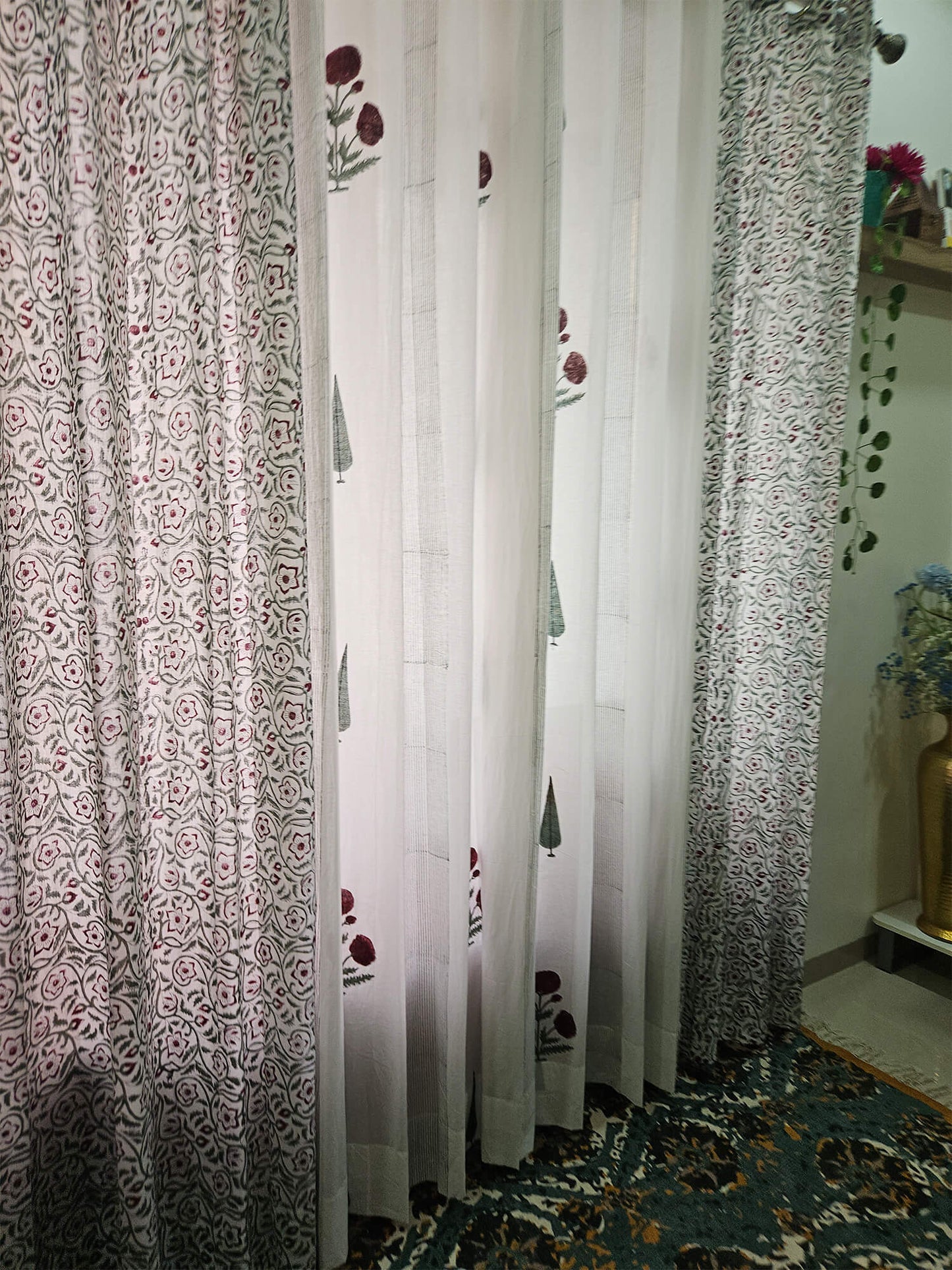 Khas Bagh Collection - Block Print curtains