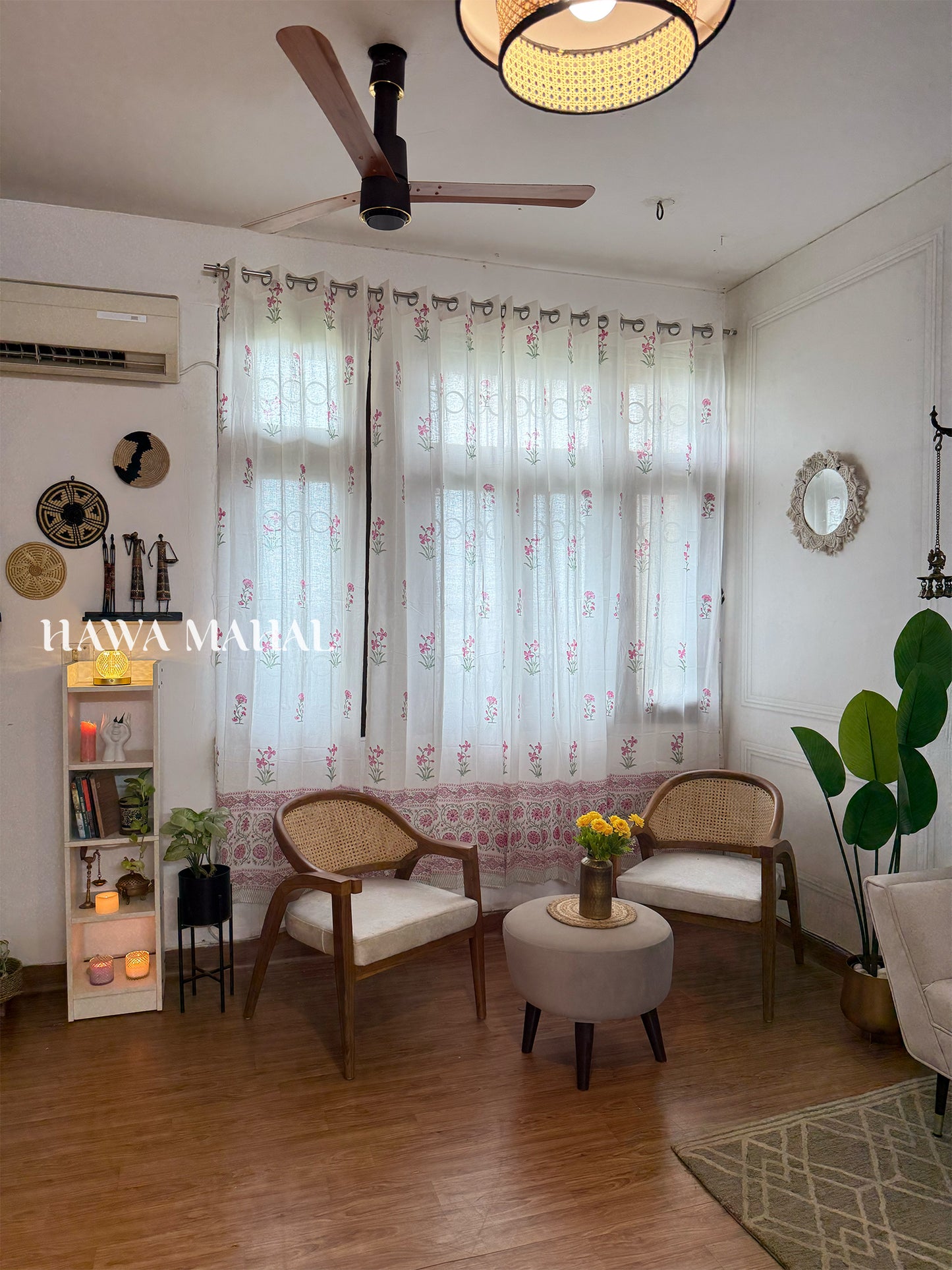 Mehek Bagh Collection Block Print Curtains