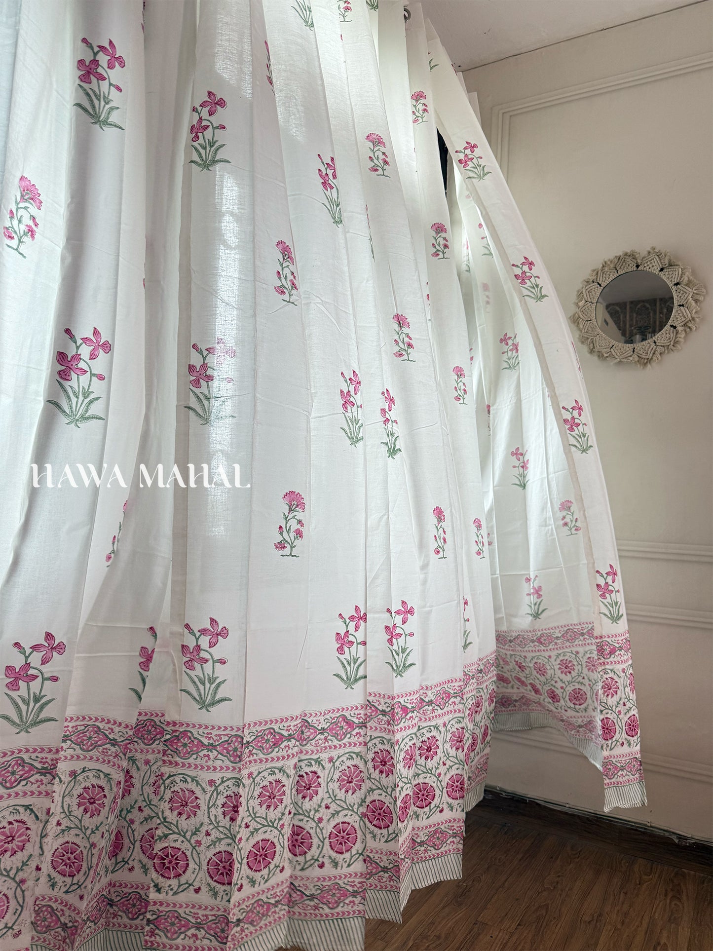 Mehek Bagh Collection Block Print Curtains