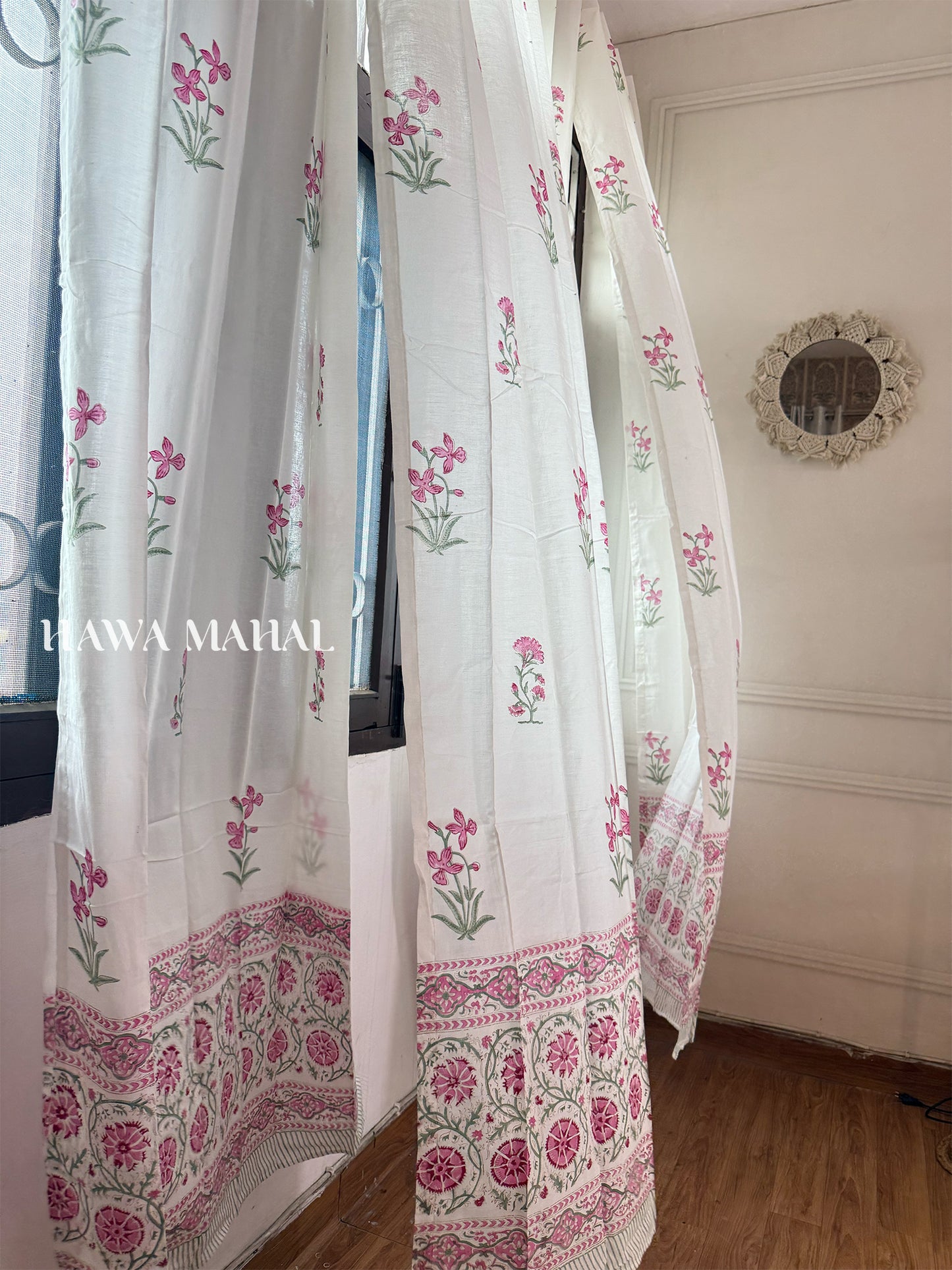 Mehek Bagh Collection Block Print Curtains