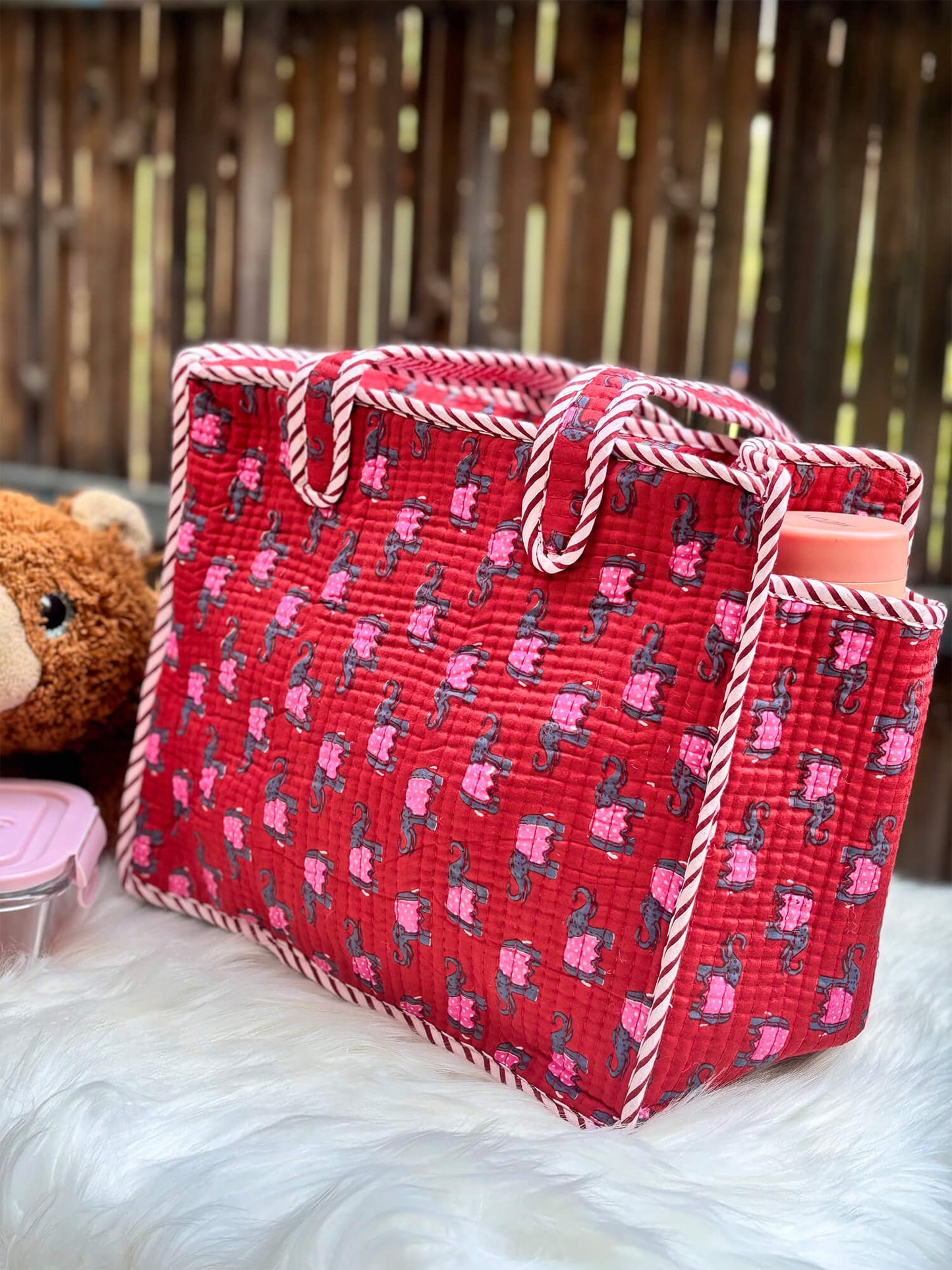 Kids Mini Tote Bag with Zip