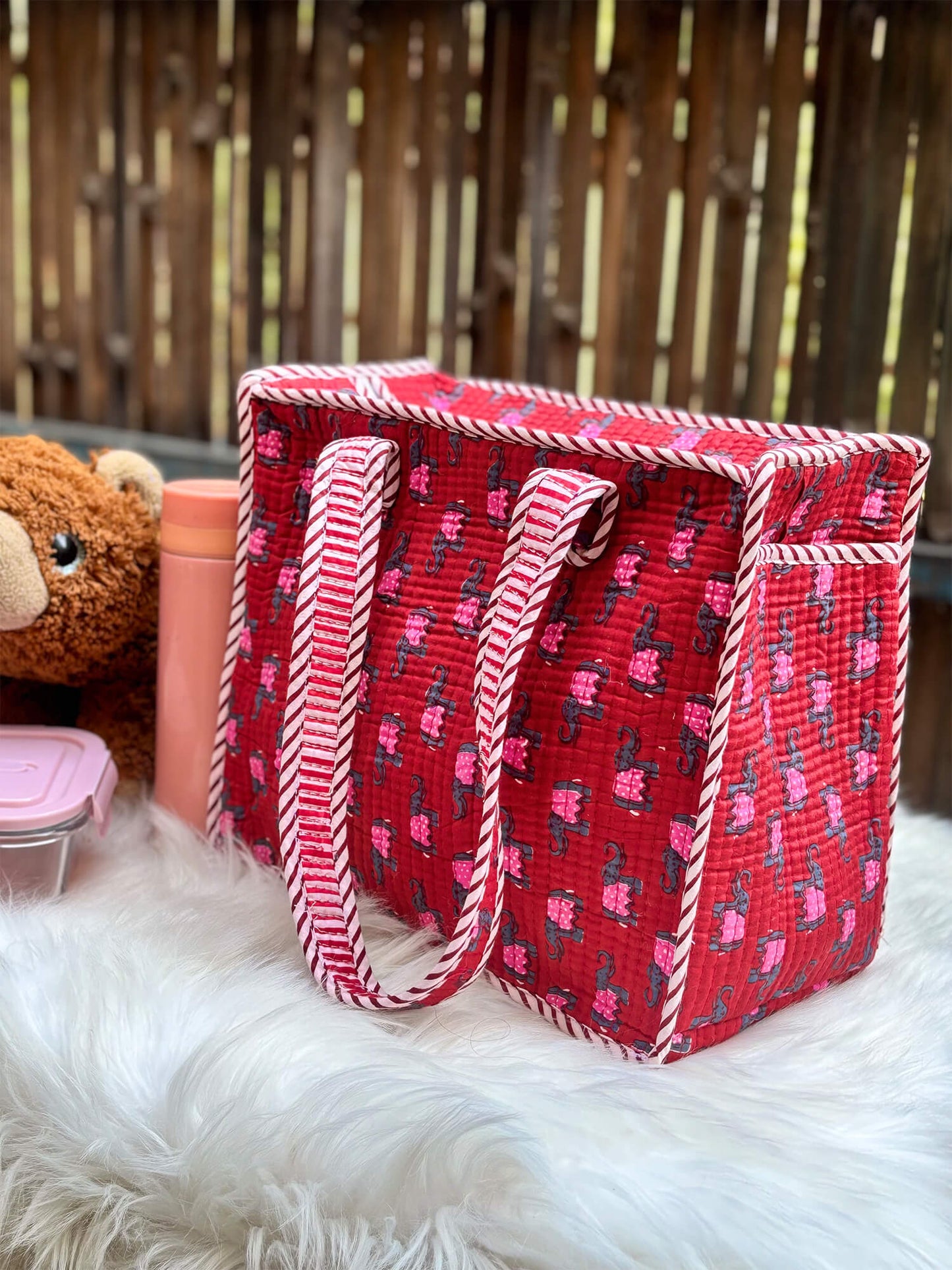 Kids Mini Tote Bag with Zip