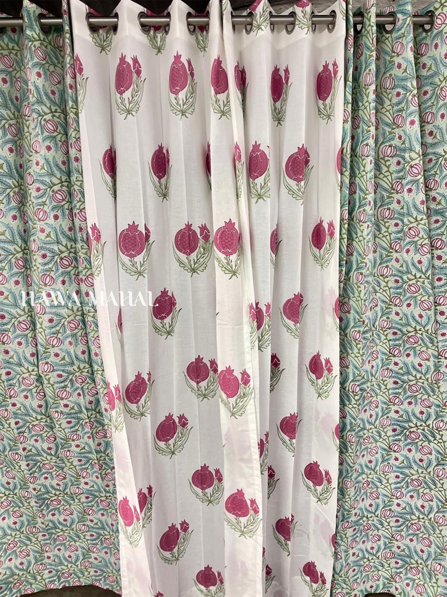 Nikhat Collection Block Print Curtains