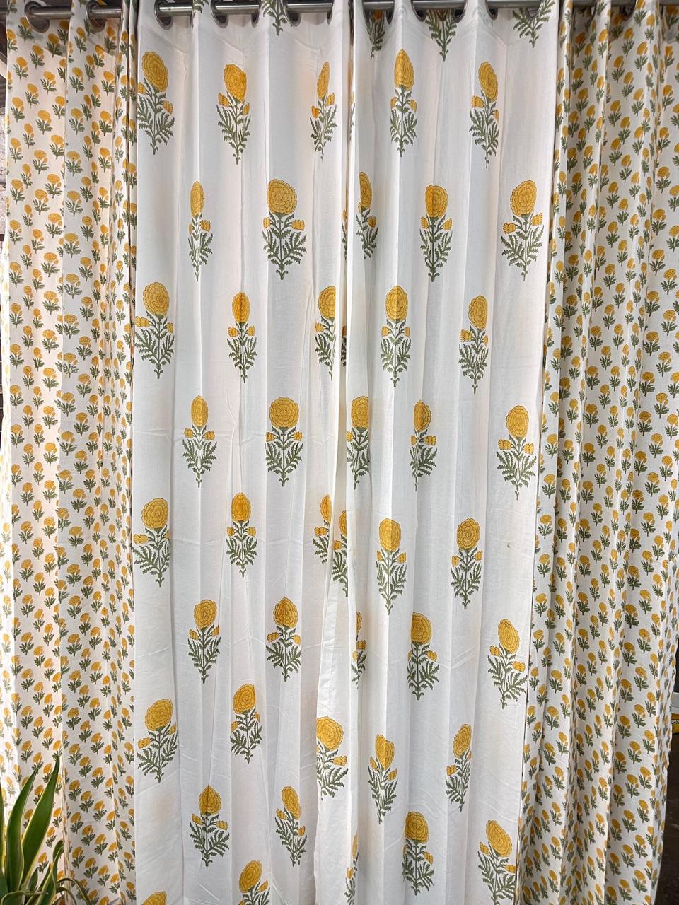 Swarn Bagh Collection - Block Print Curtains