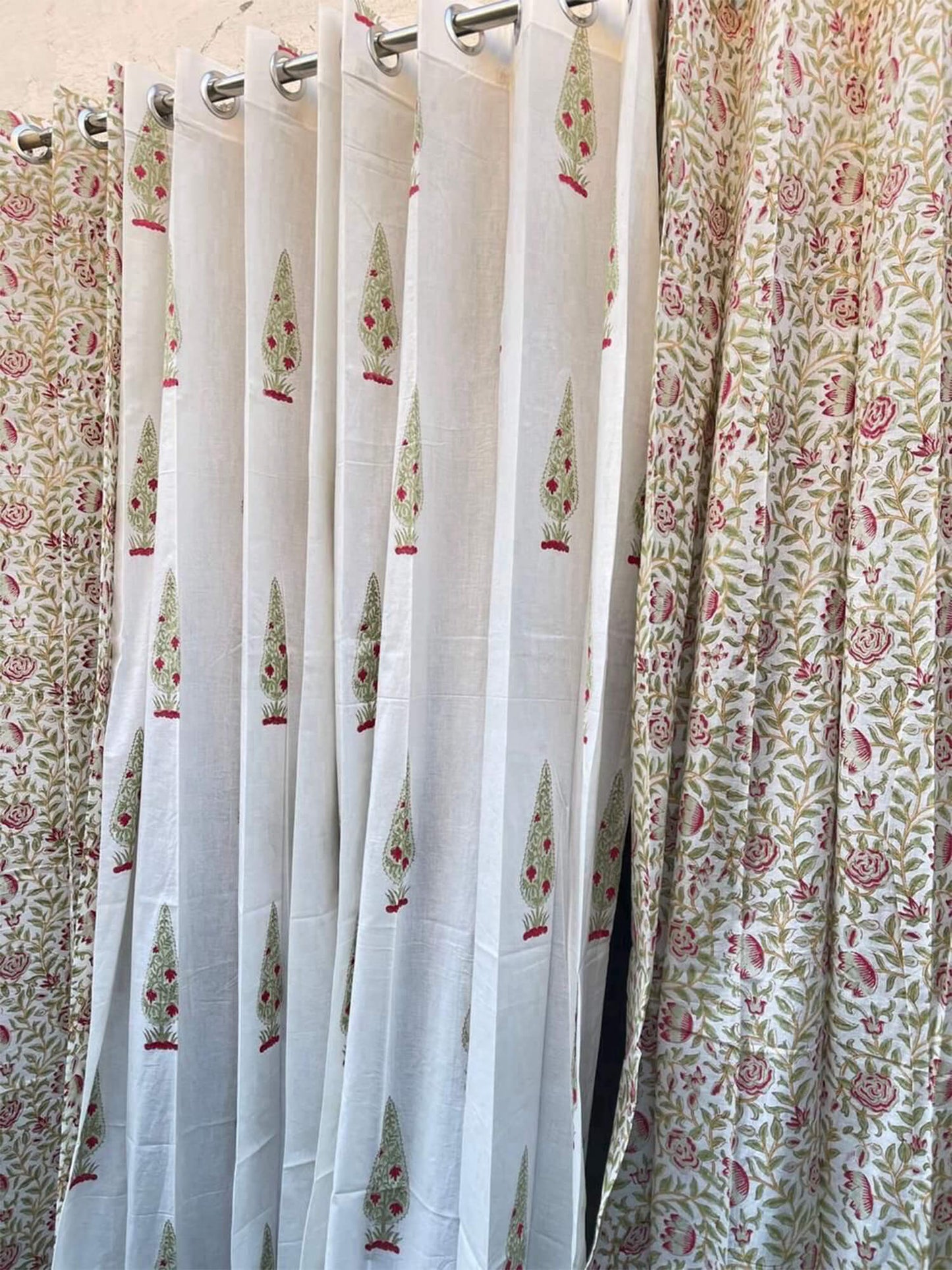 Samode Bagh Collection -Block Print Curtains