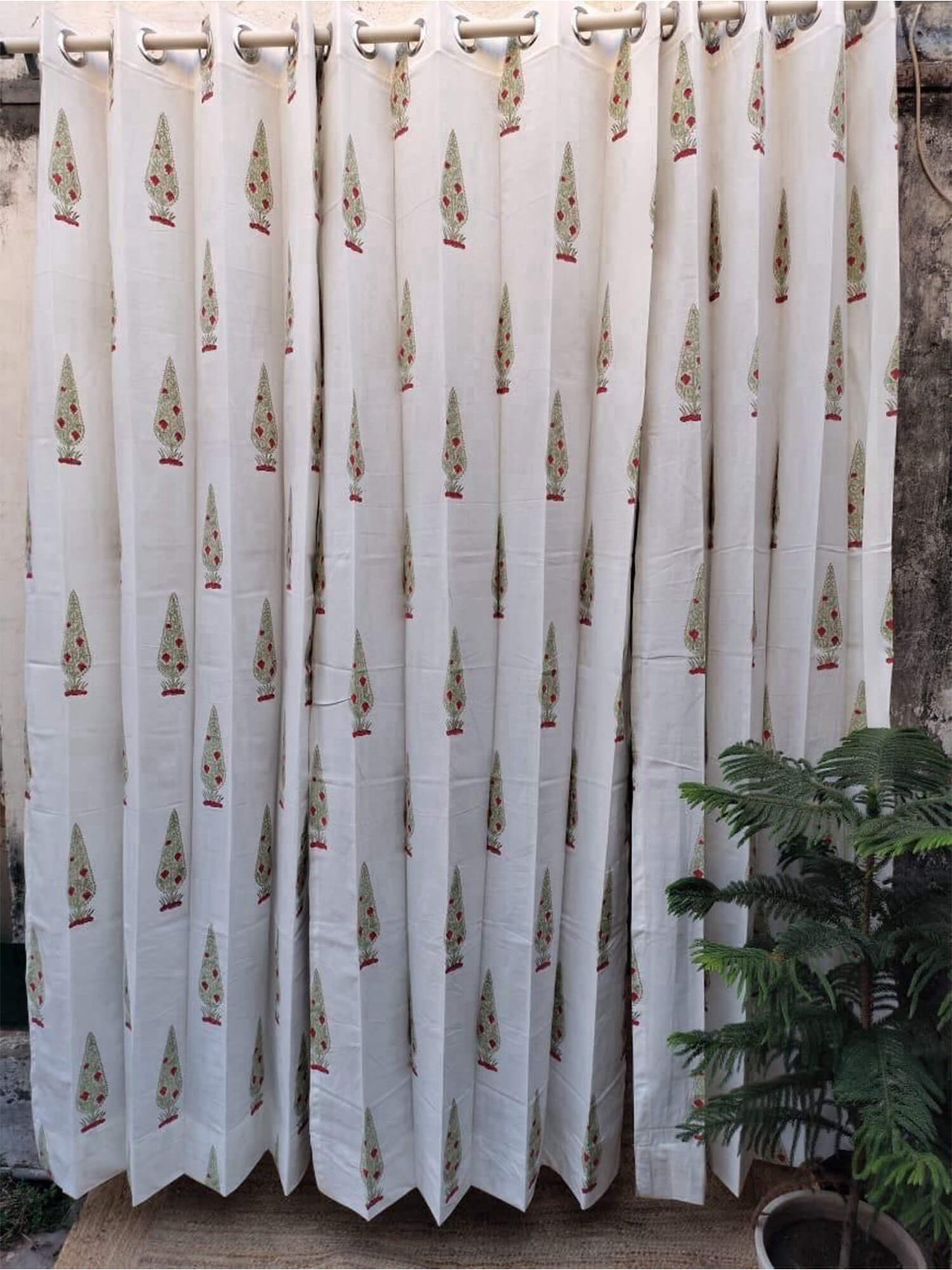 Samode Bagh Collection -Block Print Curtains
