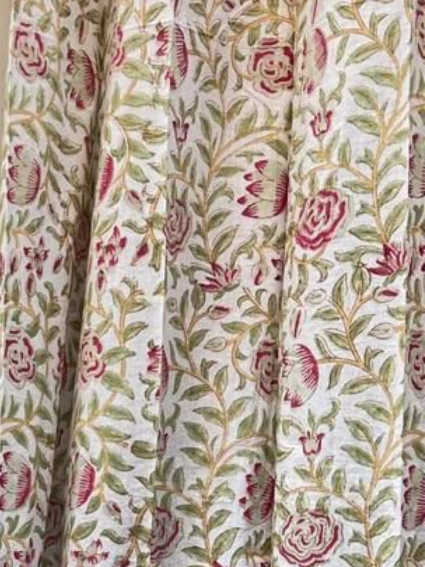 Samode Bagh Collection -Block Print Curtains