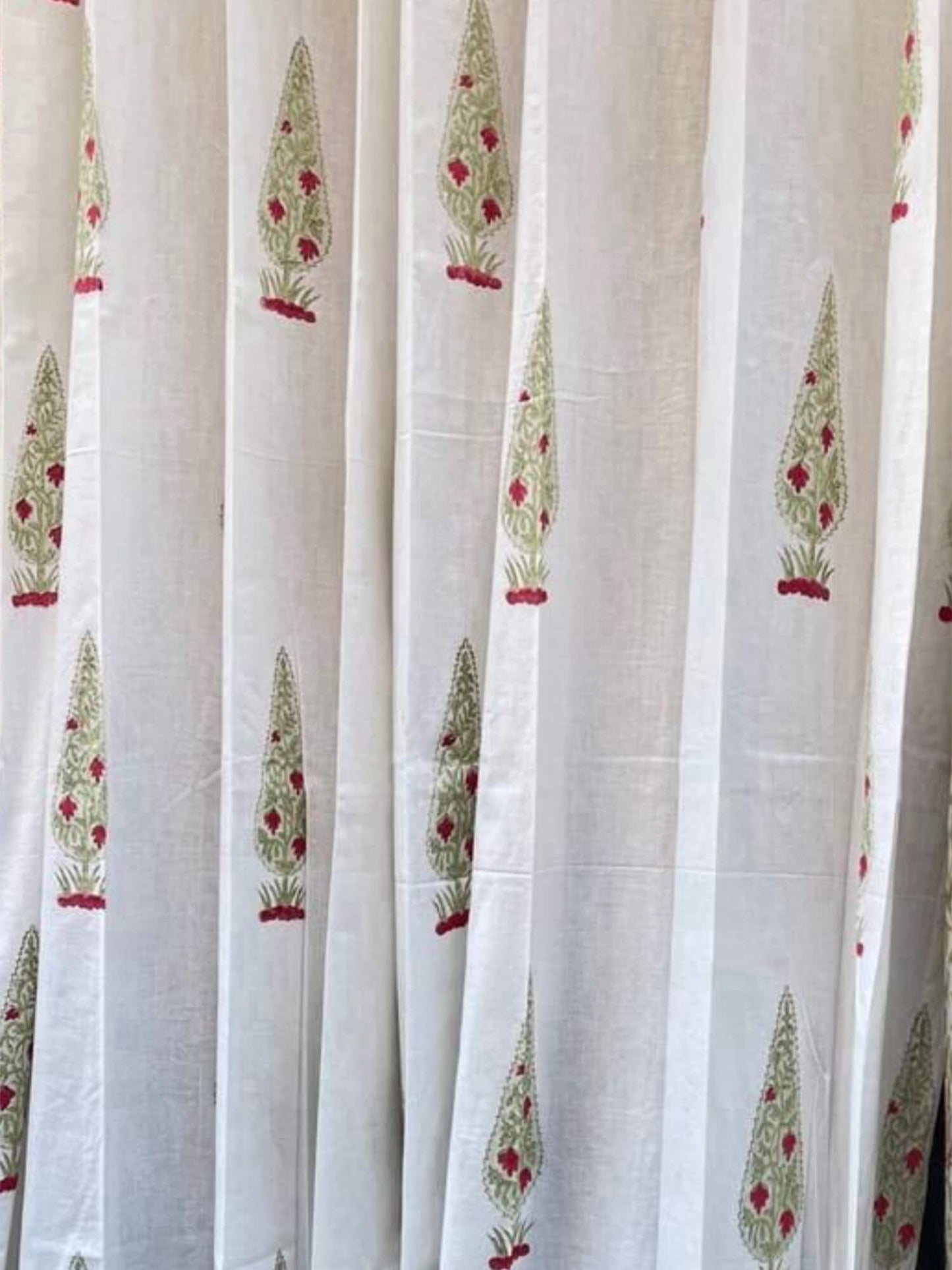 Samode Bagh Collection -Block Print Curtains