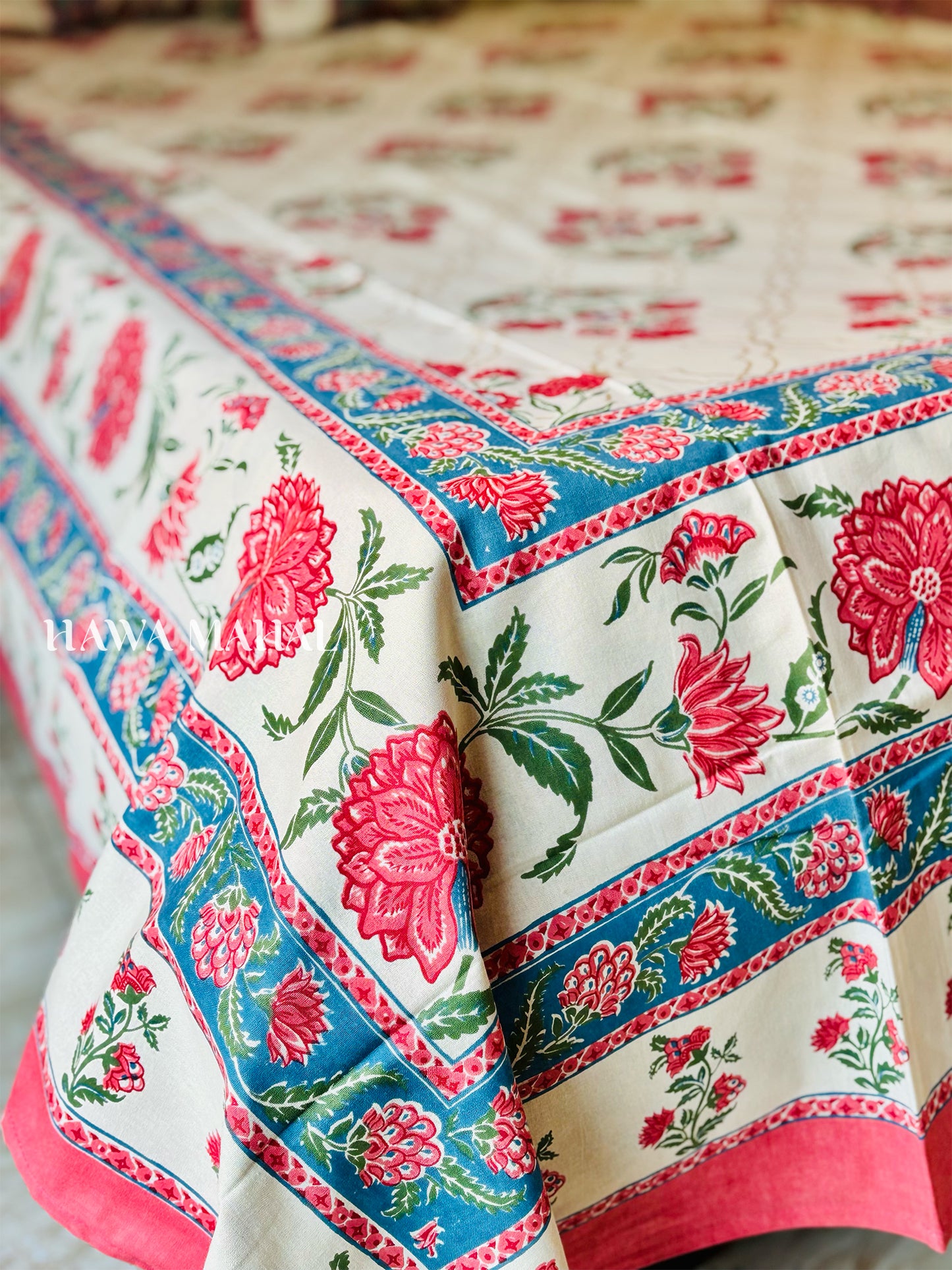 Rajputana Collection - Superking Cotton Bedsheet with Pillow Covers (108 x 108 inches)