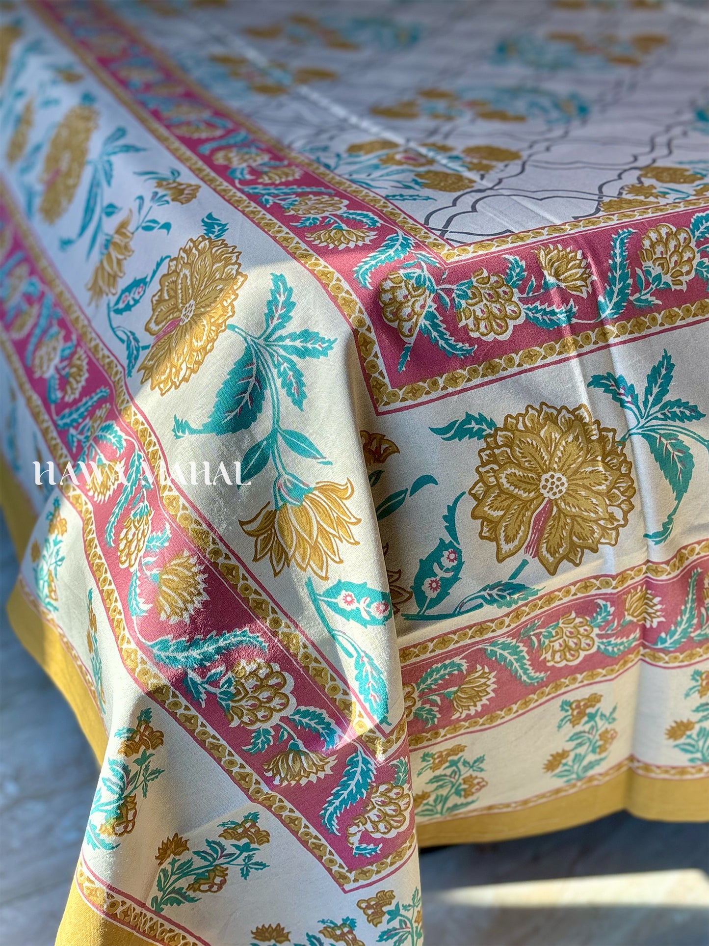 Rajputana Collection - Superking Cotton Bedsheet with Pillow Covers (108 x 108 inches)