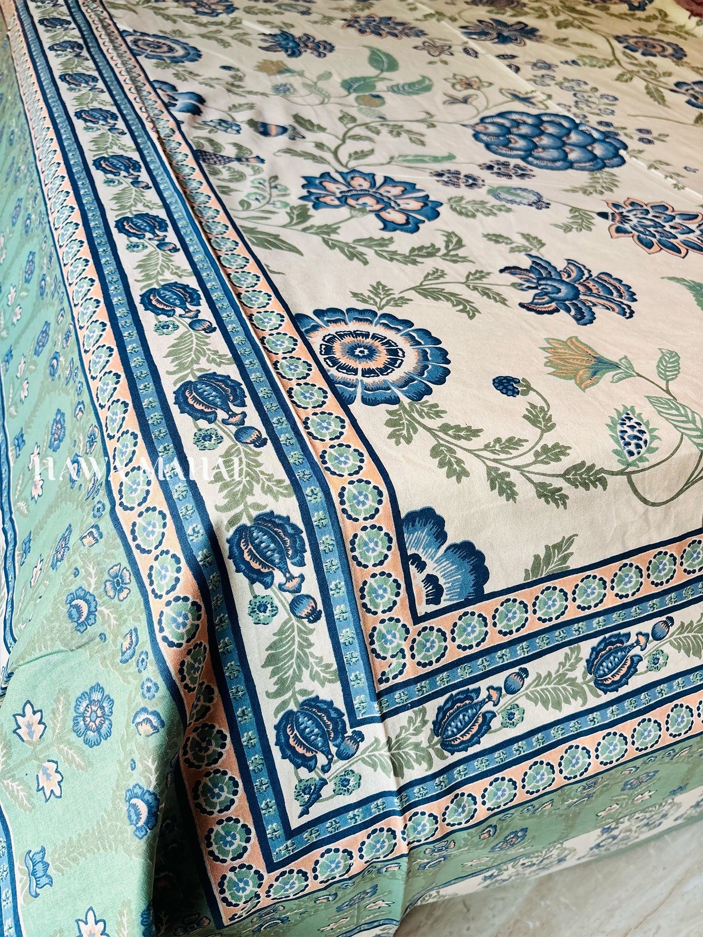 Rajputana Collection - Superking Cotton Bedsheet with Pillow Covers (108 x 108 inches)