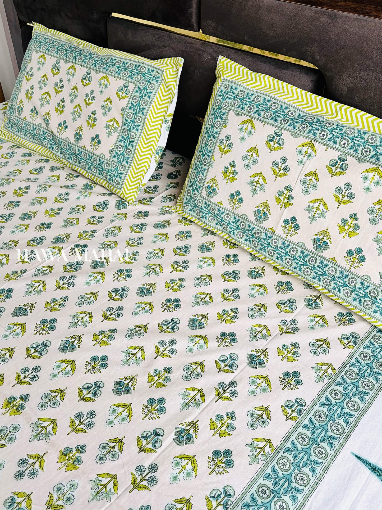 Rajputana Collection - King Cotton Bedsheet with Pillow Covers (90 x 108 inches)