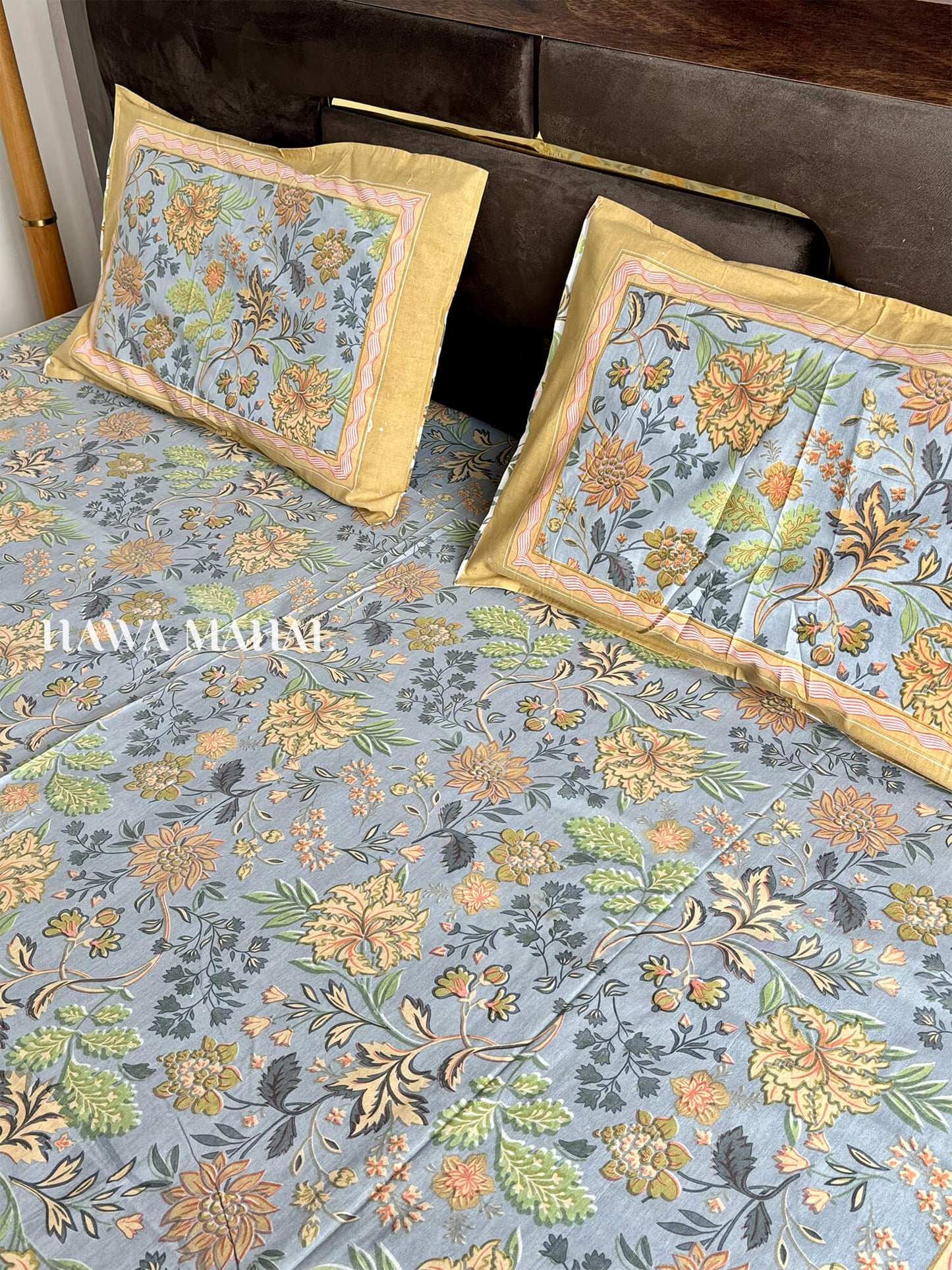 Rajputana Collection - King Cotton Bedsheet with Pillow Covers (90 x 108 inches)